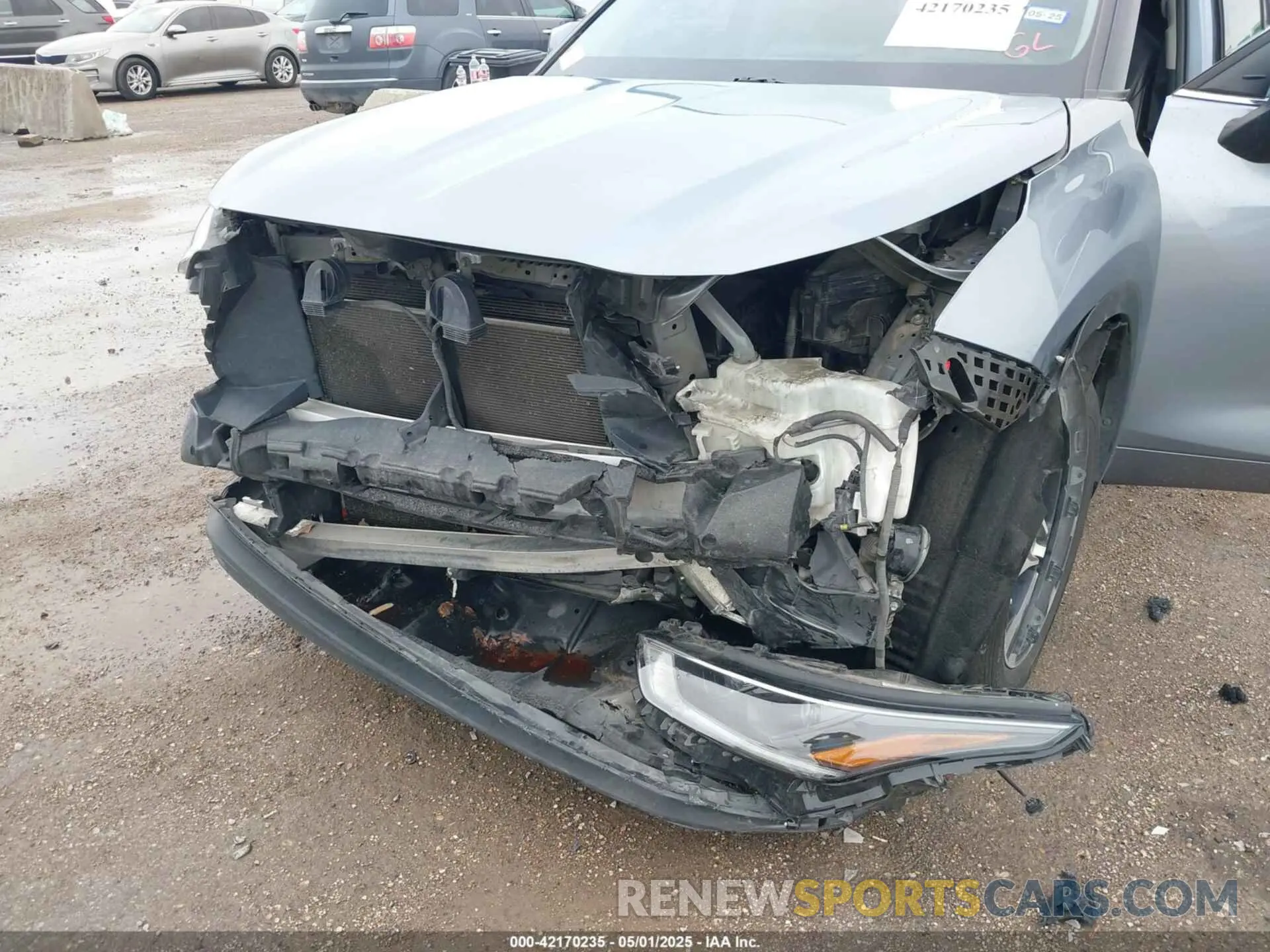 6 Photograph of a damaged car 5TDGZRAHXMS066412 TOYOTA HIGHLANDER 2021