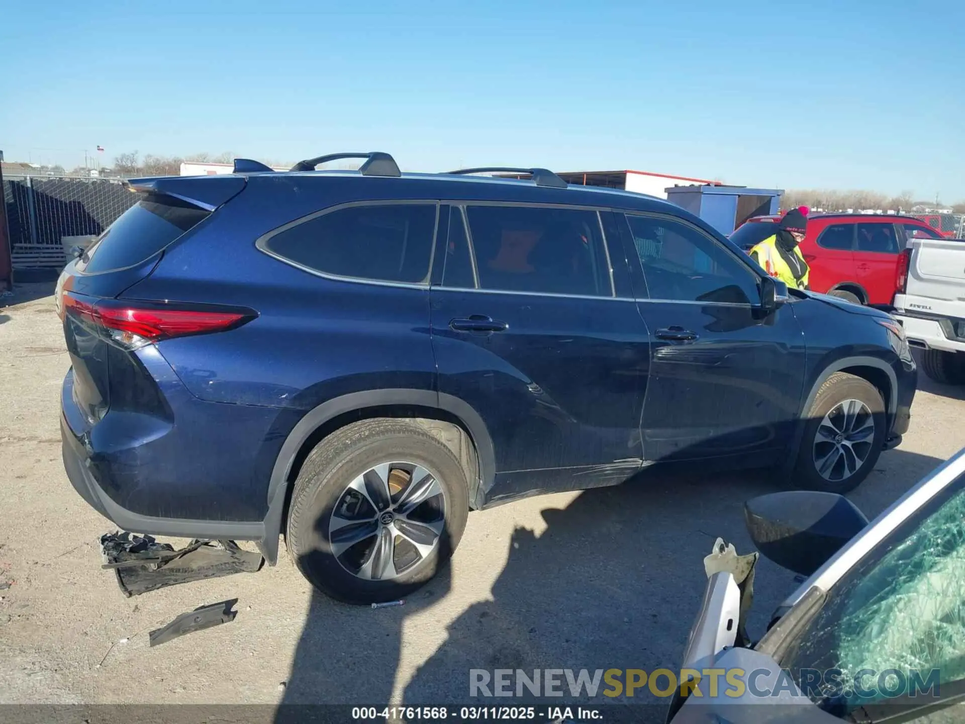 13 Фотография поврежденного автомобиля 5TDGZRAHXMS538009 TOYOTA HIGHLANDER 2021