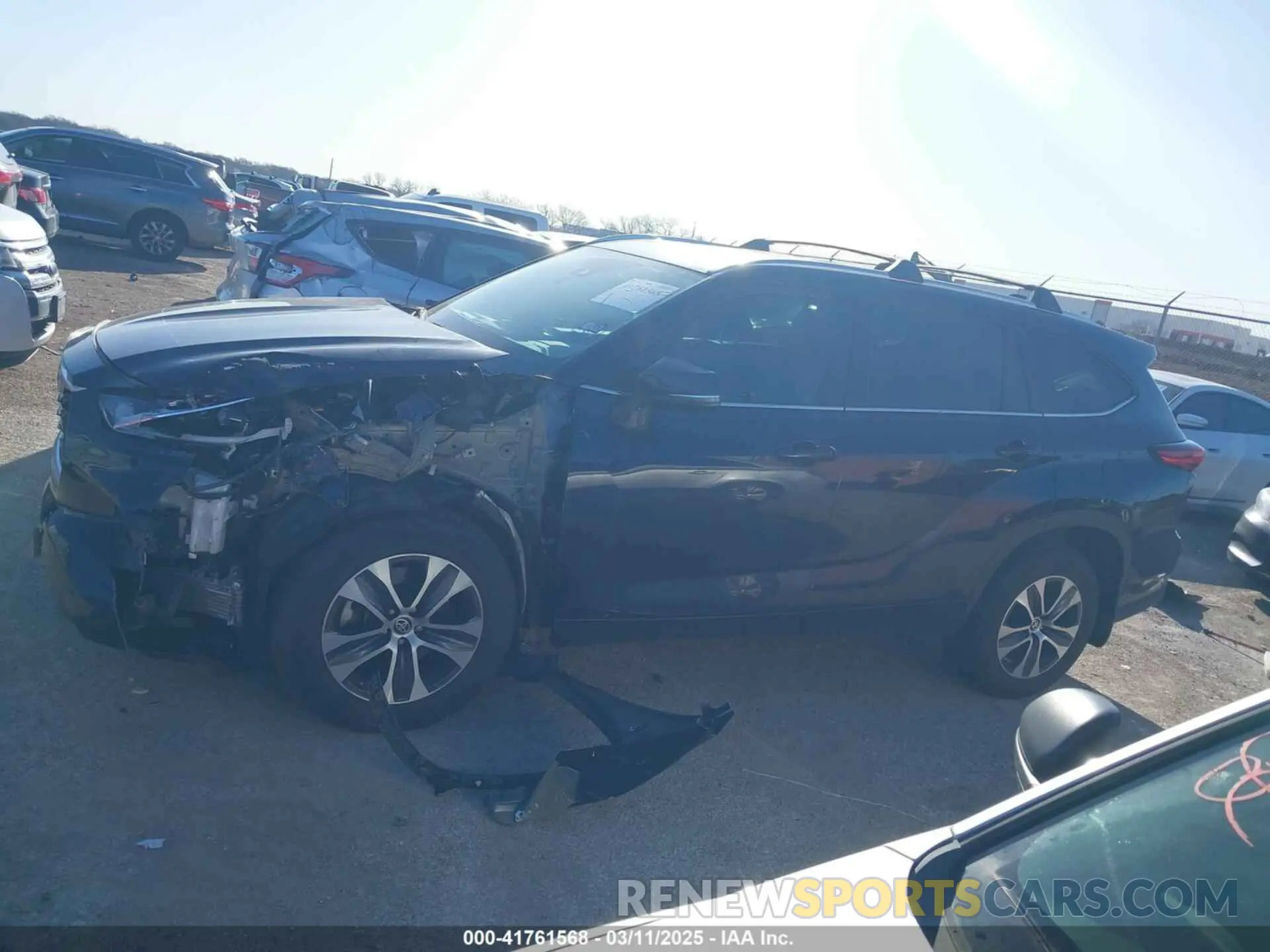 14 Фотография поврежденного автомобиля 5TDGZRAHXMS538009 TOYOTA HIGHLANDER 2021