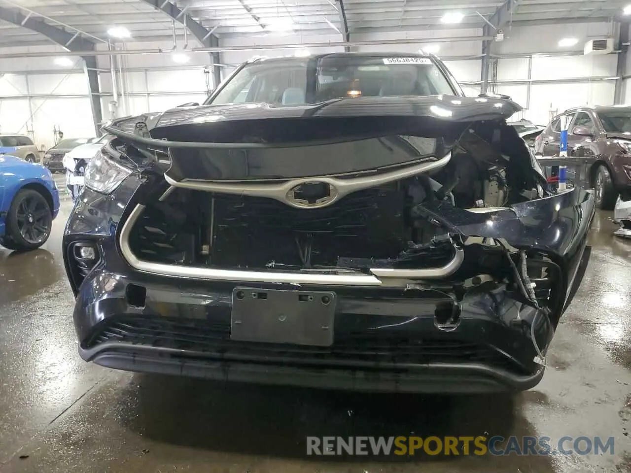 5 Фотография поврежденного автомобиля 5TDGZRBH0MS069270 TOYOTA HIGHLANDER 2021