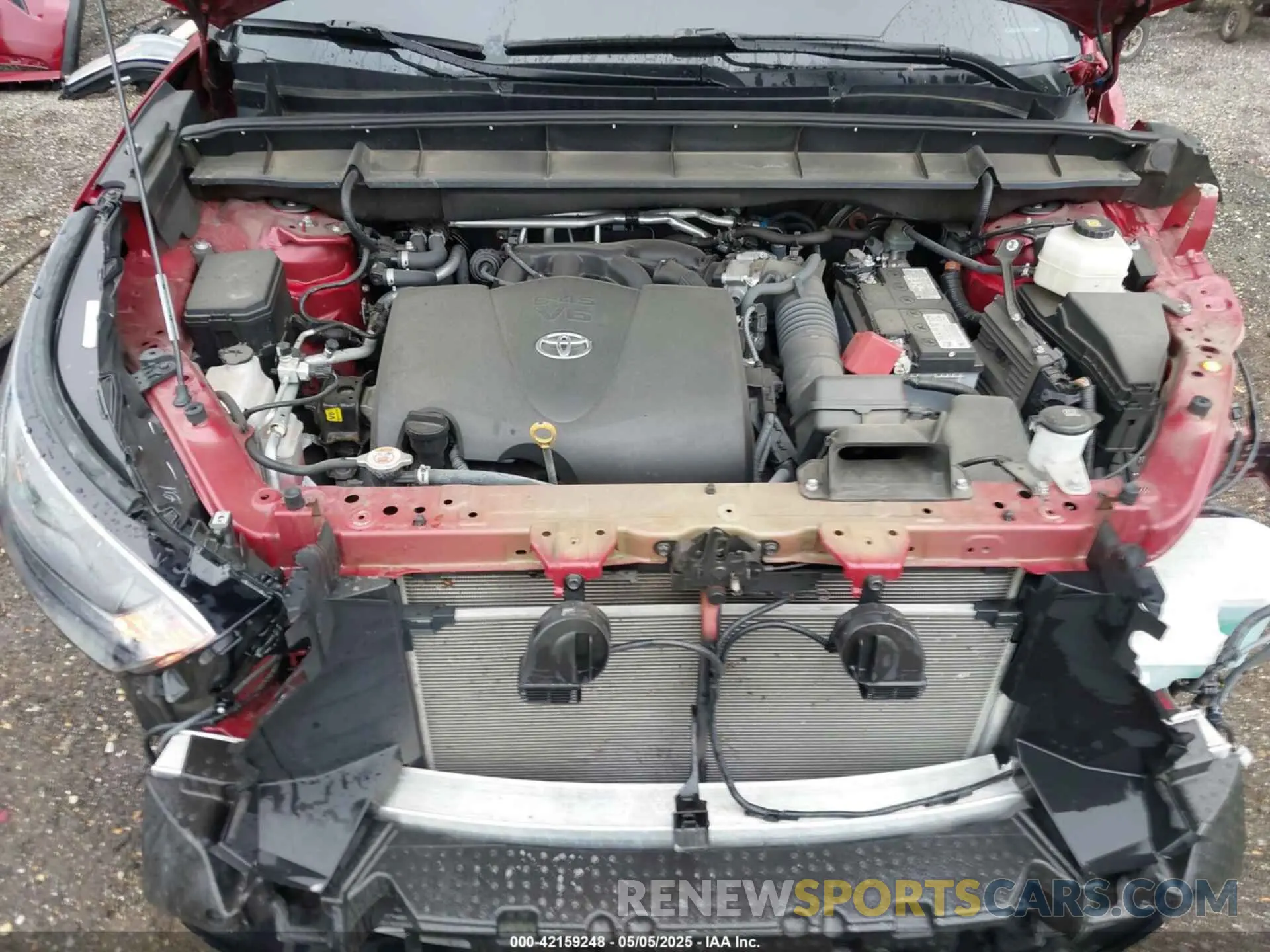 10 Фотография поврежденного автомобиля 5TDGZRBH0MS132061 TOYOTA HIGHLANDER 2021