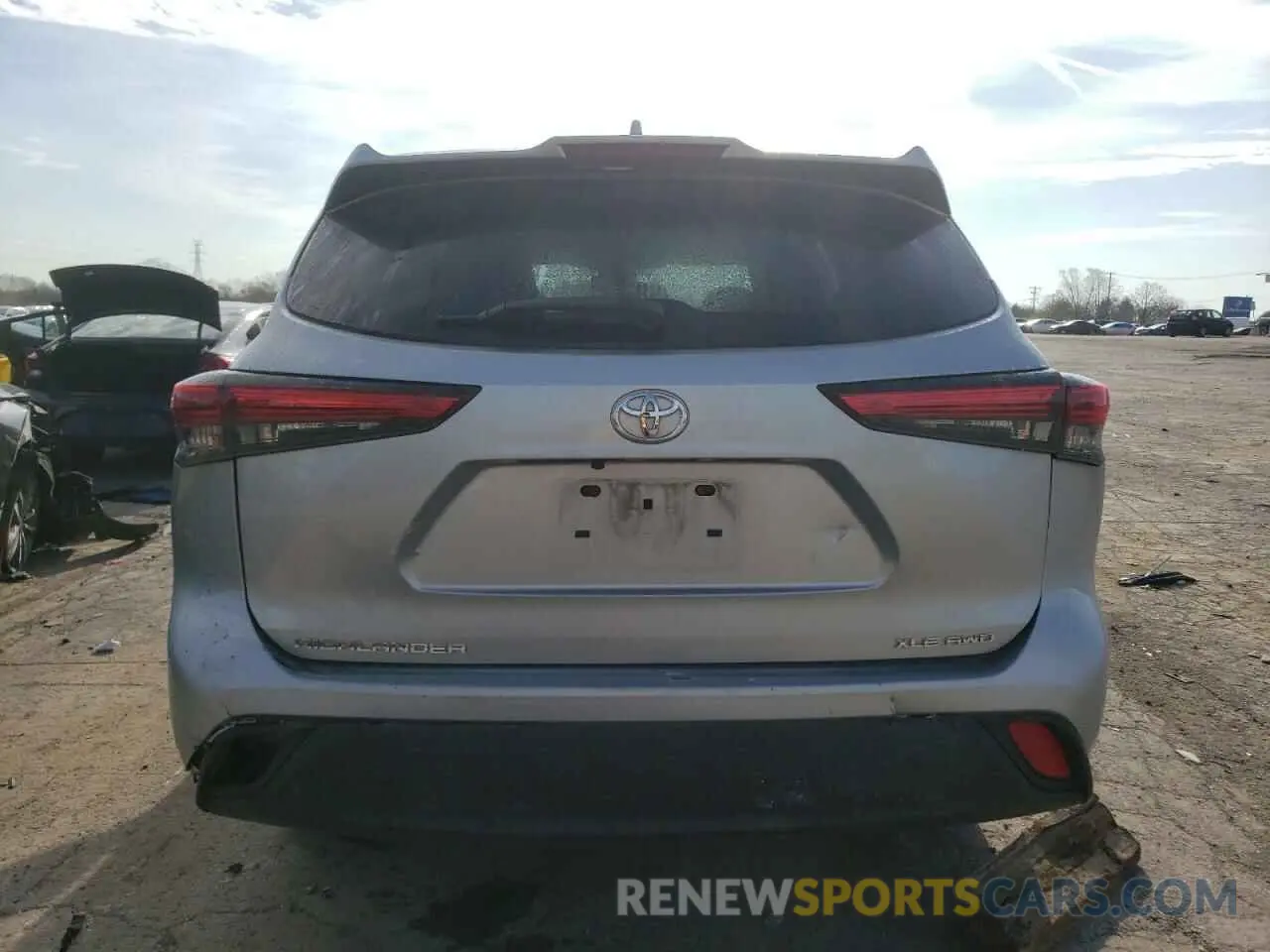 6 Фотография поврежденного автомобиля 5TDGZRBH0MS534128 TOYOTA HIGHLANDER 2021