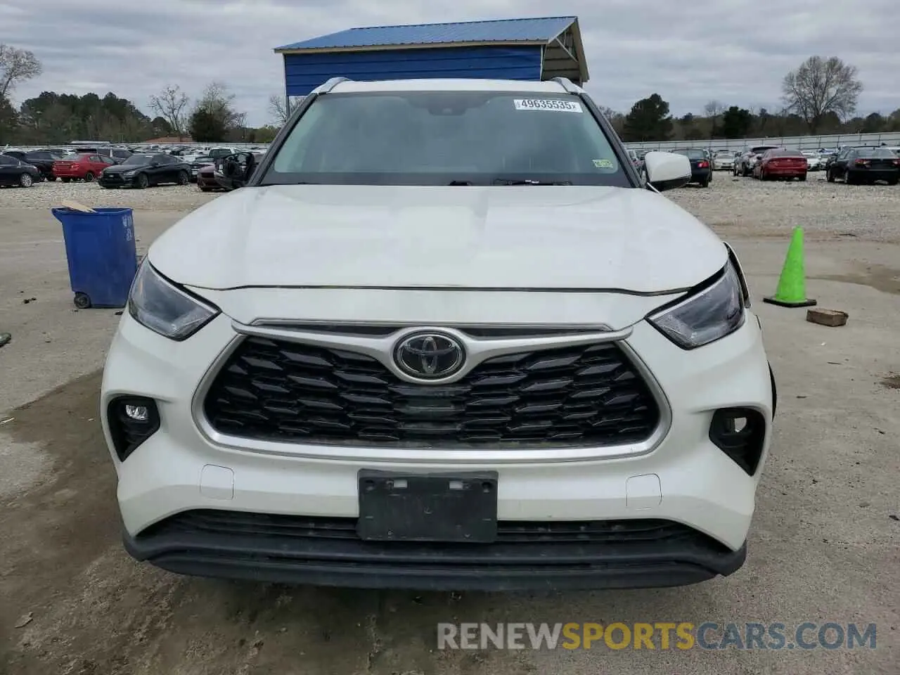 5 Photograph of a damaged car 5TDGZRBH1MS058326 TOYOTA HIGHLANDER 2021