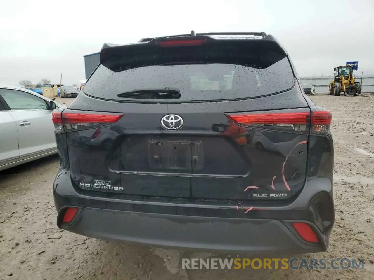 6 Фотография поврежденного автомобиля 5TDGZRBH1MS059637 TOYOTA HIGHLANDER 2021