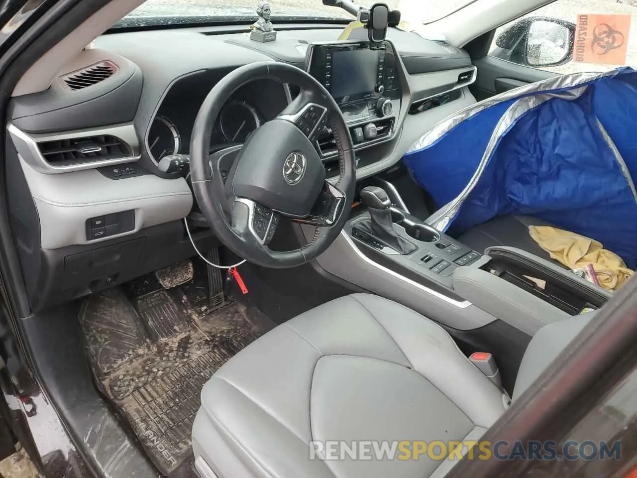 8 Фотография поврежденного автомобиля 5TDGZRBH1MS059637 TOYOTA HIGHLANDER 2021