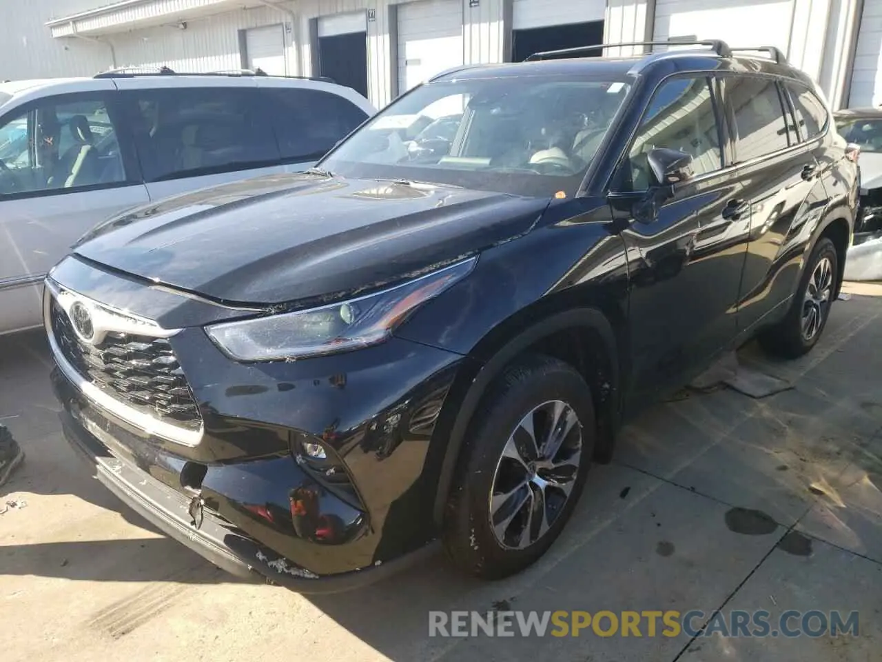 2 Photograph of a damaged car 5TDGZRBH1MS551410 TOYOTA HIGHLANDER 2021