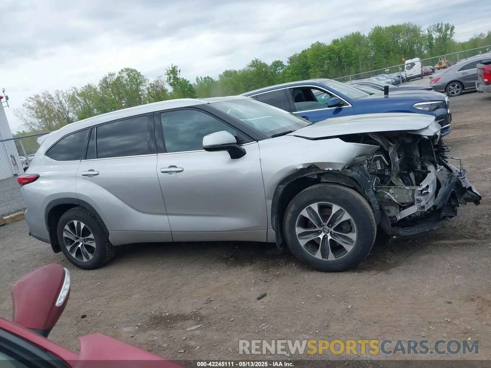 14 Photograph of a damaged car 5TDGZRBH2MS106593 TOYOTA HIGHLANDER 2021