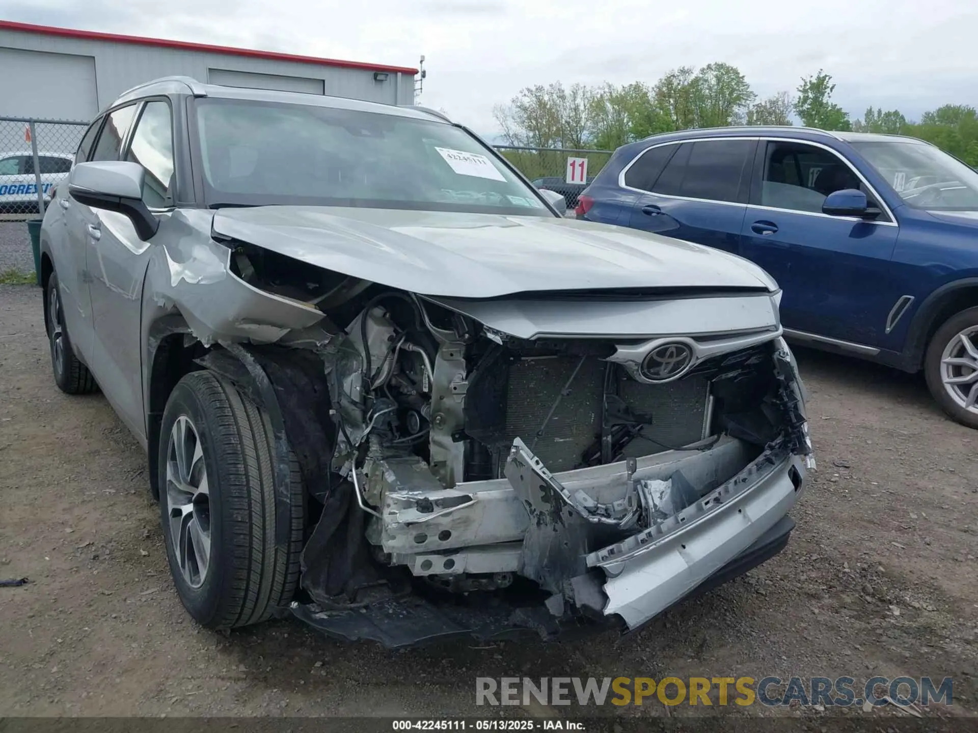 6 Photograph of a damaged car 5TDGZRBH2MS106593 TOYOTA HIGHLANDER 2021