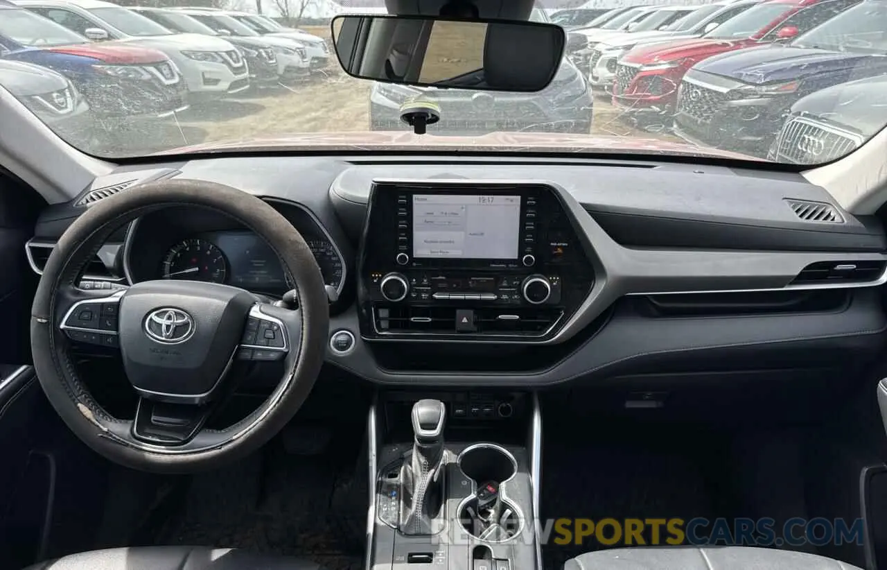 9 Фотография поврежденного автомобиля 5TDGZRBH2MS121112 TOYOTA HIGHLANDER 2021