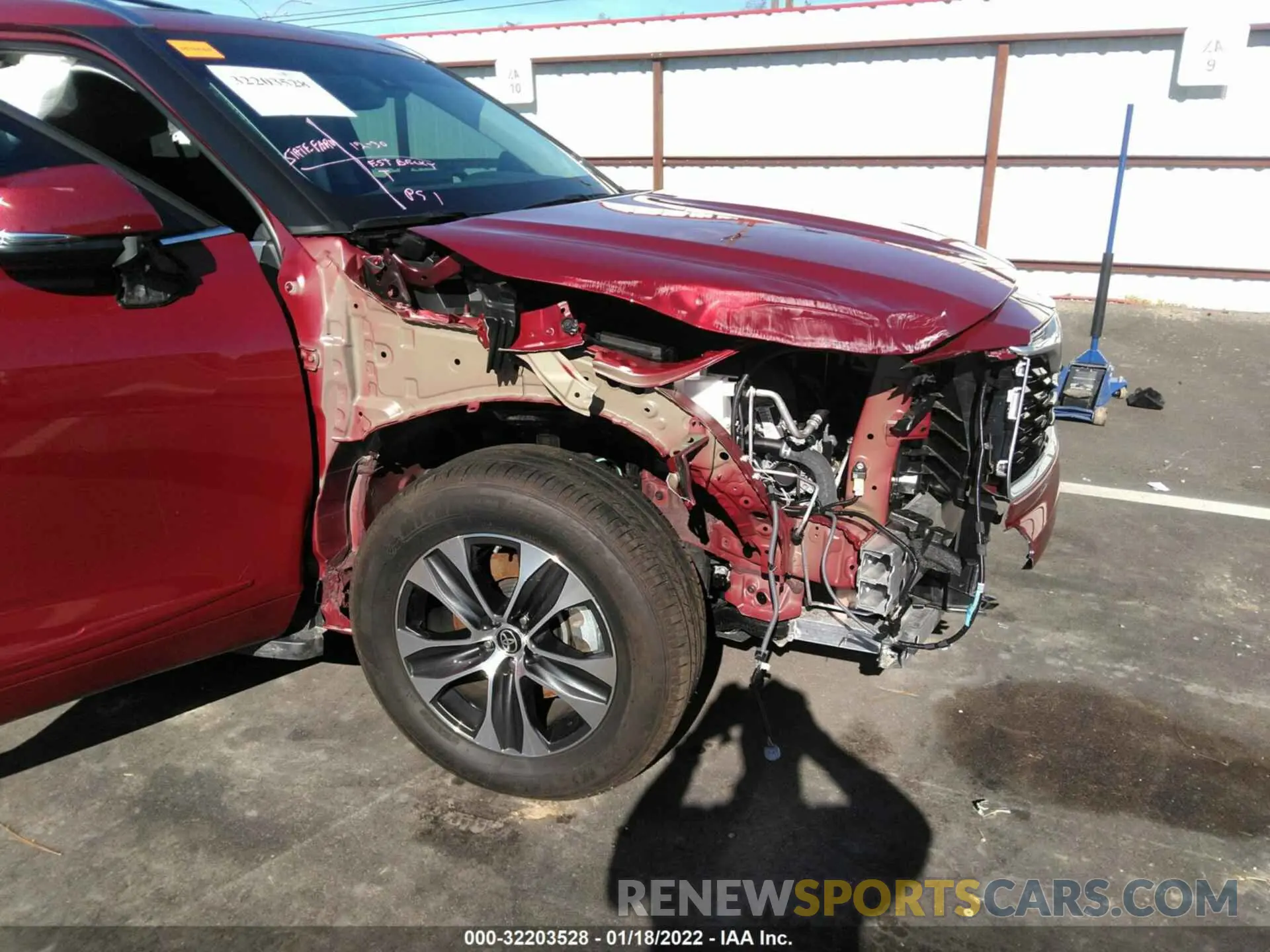 6 Фотография поврежденного автомобиля 5TDGZRBH2MS151078 TOYOTA HIGHLANDER 2021