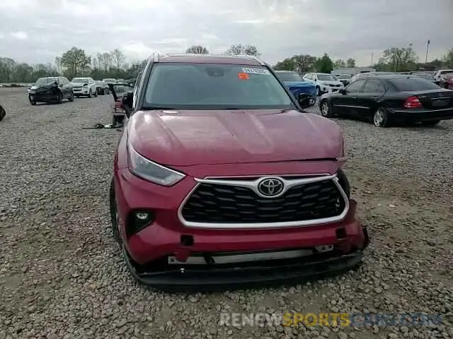 15 Photograph of a damaged car 5TDGZRBH2MS529173 TOYOTA HIGHLANDER 2021