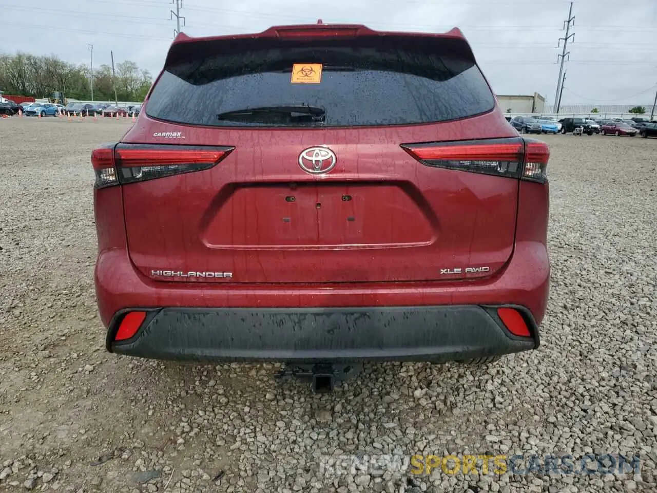 6 Photograph of a damaged car 5TDGZRBH2MS529173 TOYOTA HIGHLANDER 2021