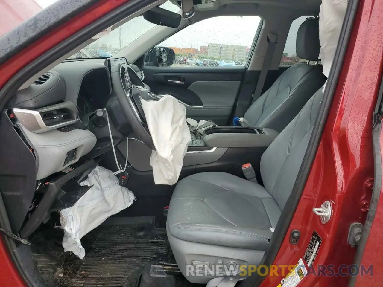 7 Photograph of a damaged car 5TDGZRBH2MS529173 TOYOTA HIGHLANDER 2021