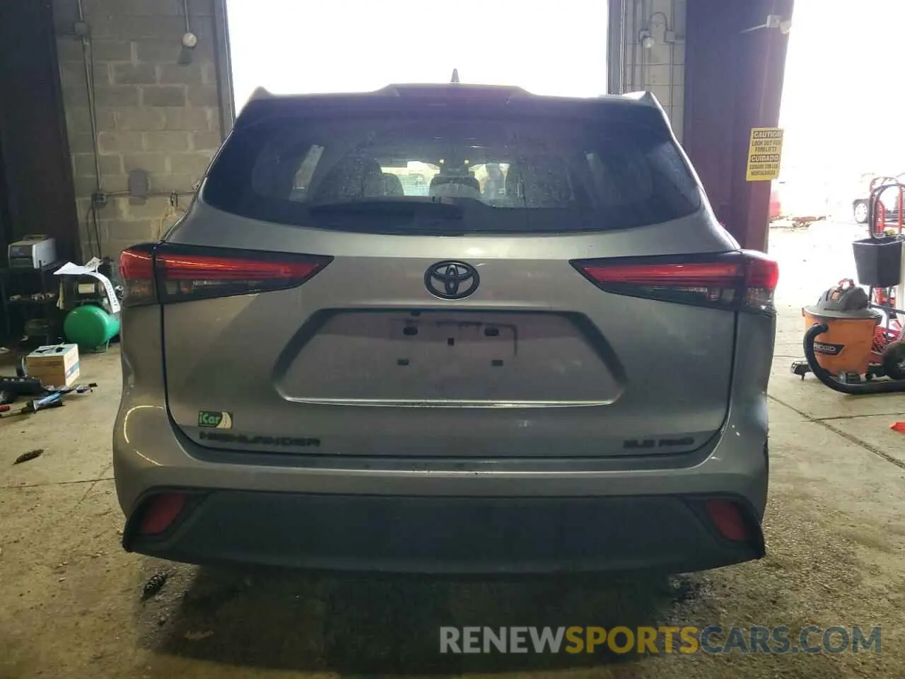 6 Фотография поврежденного автомобиля 5TDGZRBH4MS110077 TOYOTA HIGHLANDER 2021
