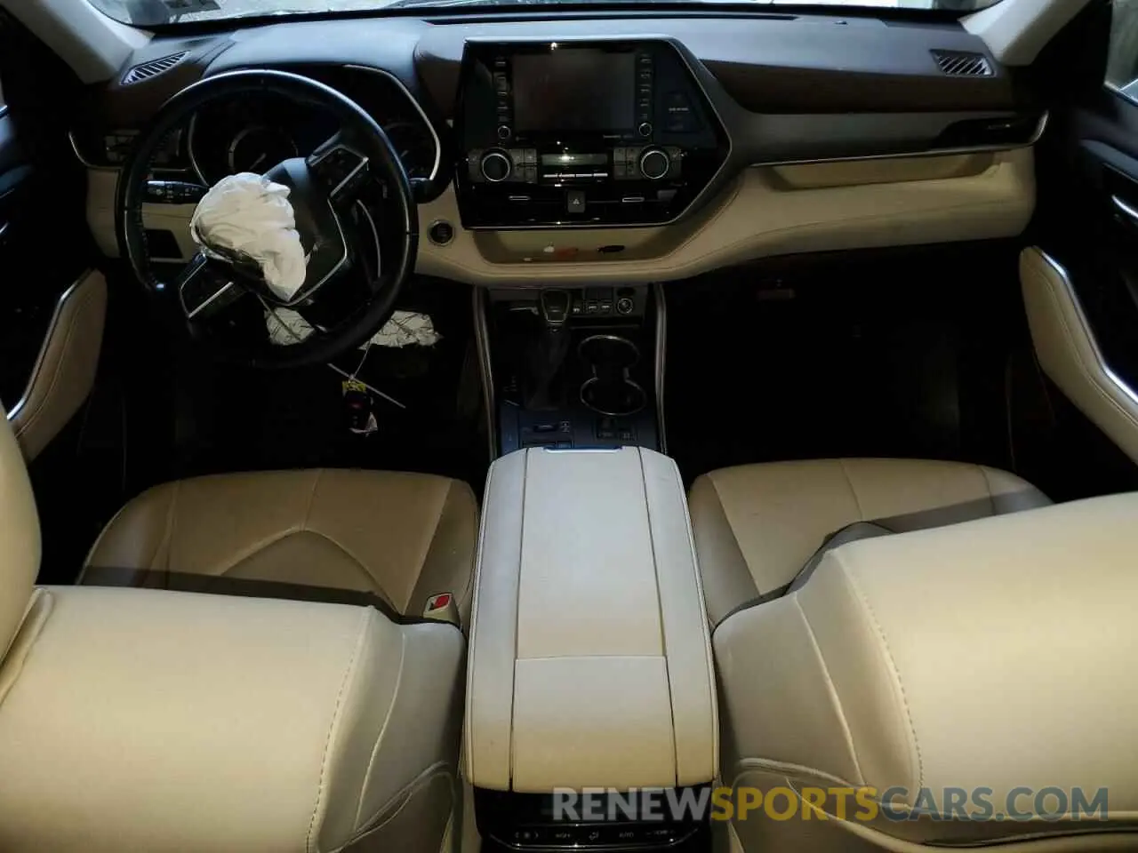 8 Фотография поврежденного автомобиля 5TDGZRBH4MS110077 TOYOTA HIGHLANDER 2021