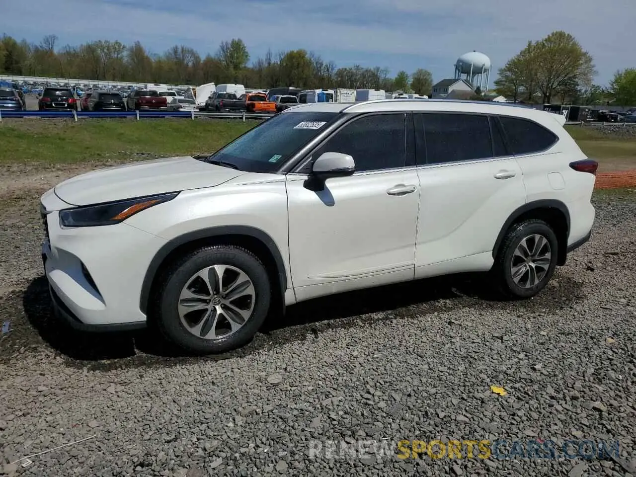 1 Photograph of a damaged car 5TDGZRBH4MS526713 TOYOTA HIGHLANDER 2021