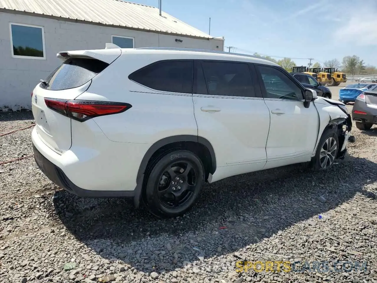 3 Photograph of a damaged car 5TDGZRBH4MS526713 TOYOTA HIGHLANDER 2021