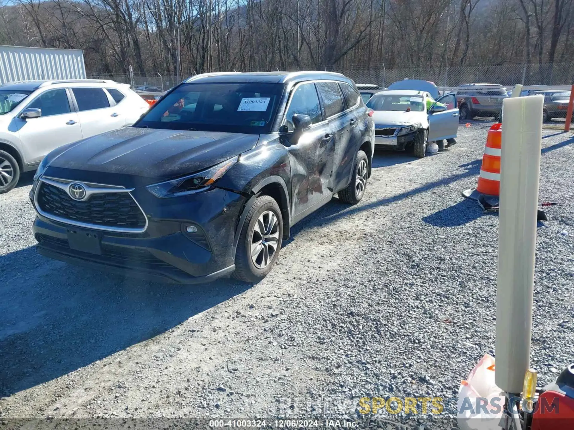 2 Photograph of a damaged car 5TDGZRBH4MS554138 TOYOTA HIGHLANDER 2021