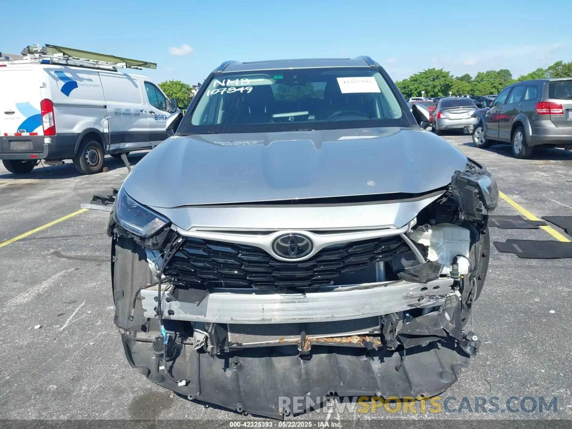 12 Фотография поврежденного автомобиля 5TDGZRBH5MS107849 TOYOTA HIGHLANDER 2021