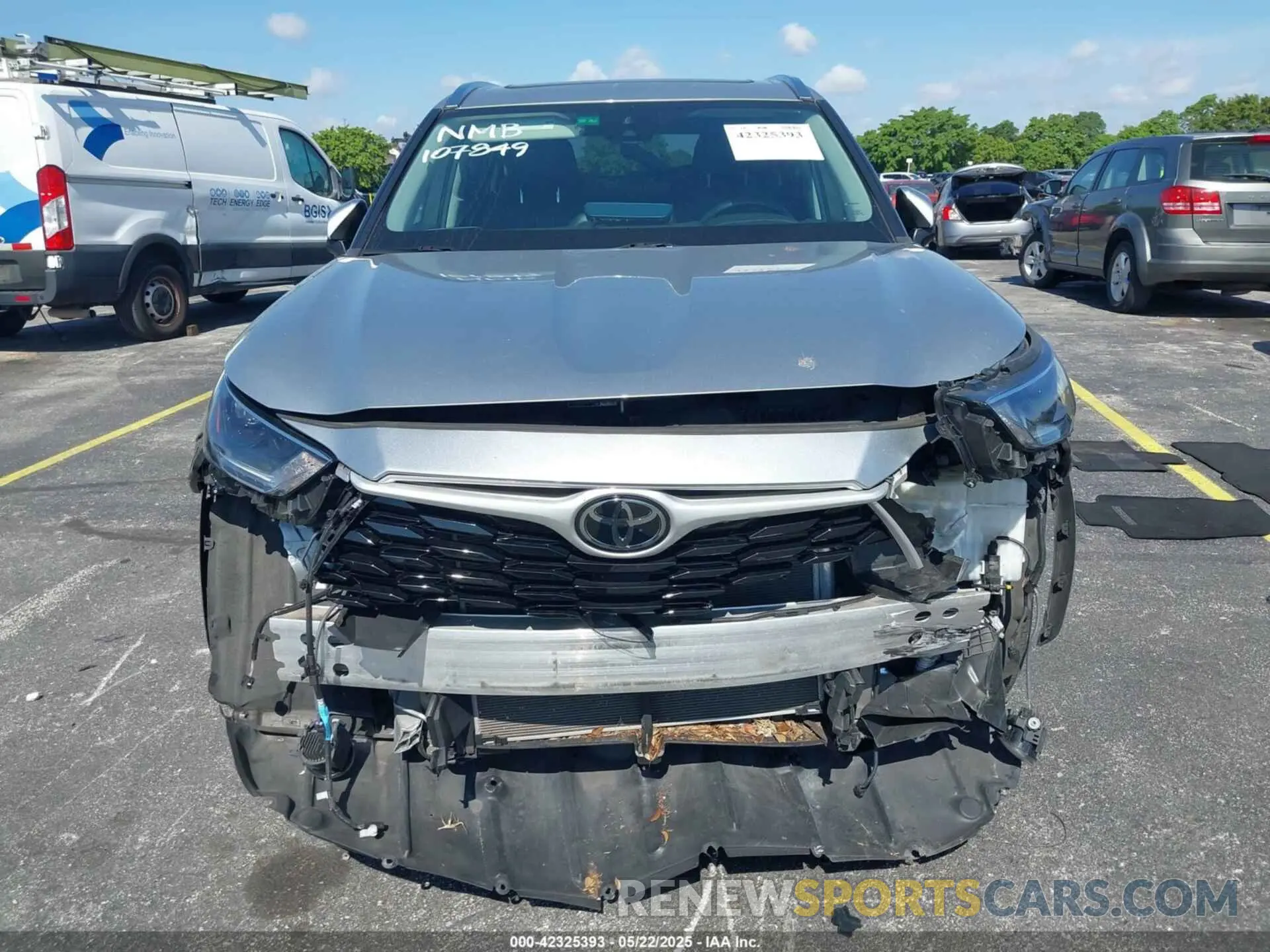 6 Фотография поврежденного автомобиля 5TDGZRBH5MS107849 TOYOTA HIGHLANDER 2021