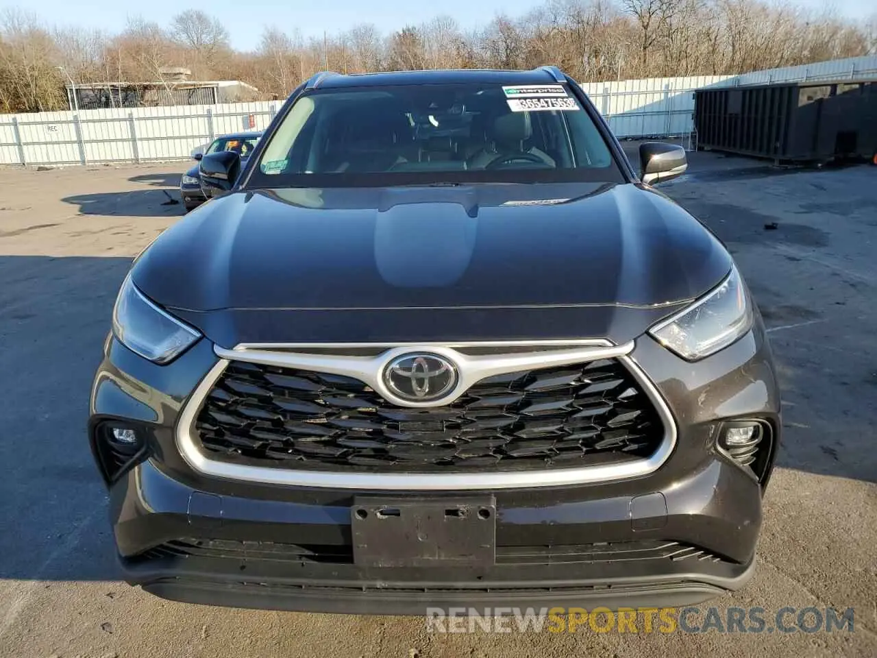 5 Photograph of a damaged car 5TDGZRBH5MS138857 TOYOTA HIGHLANDER 2021