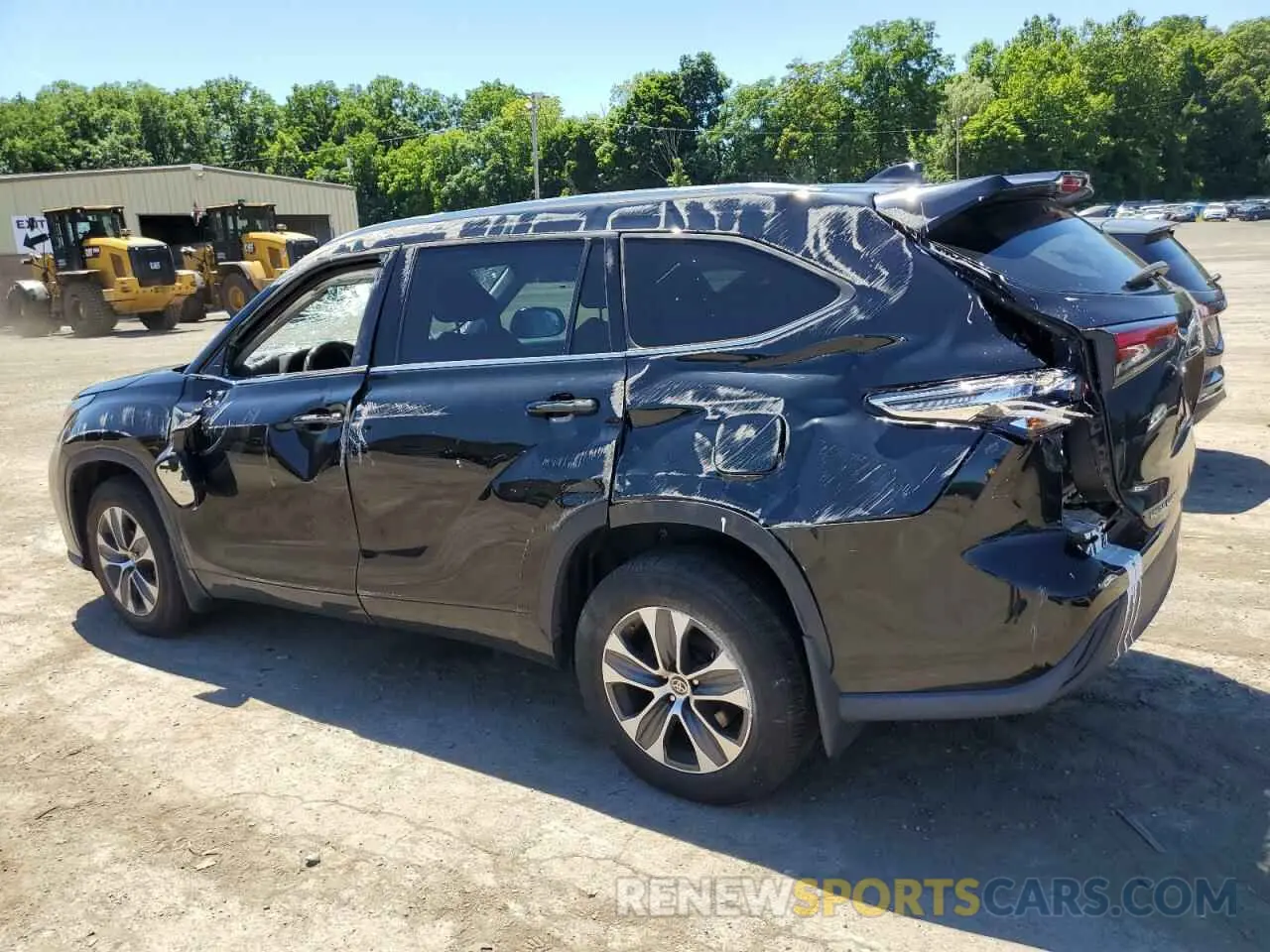 2 Photograph of a damaged car 5TDGZRBH6MS095582 TOYOTA HIGHLANDER 2021