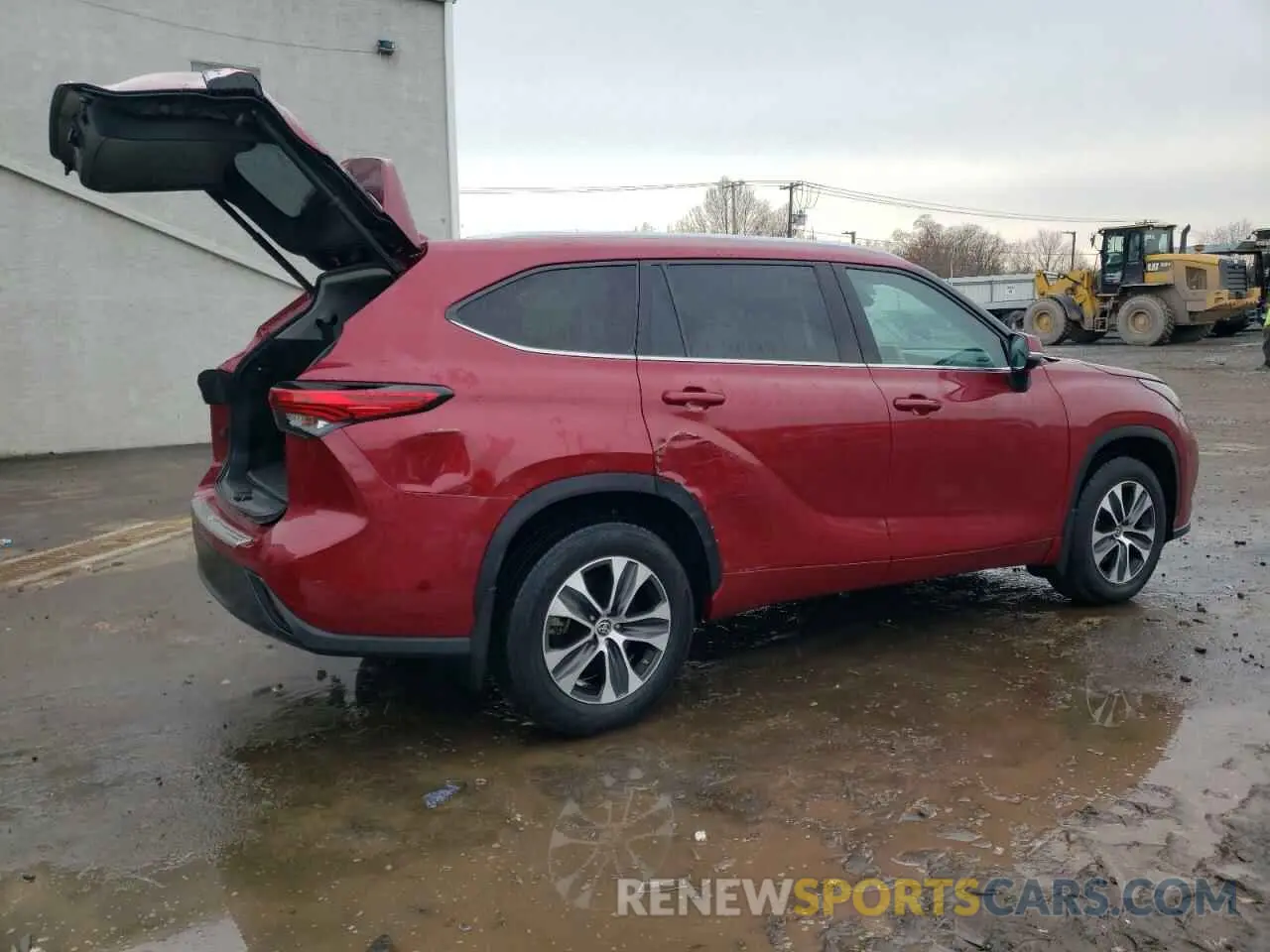3 Photograph of a damaged car 5TDGZRBH7MS058122 TOYOTA HIGHLANDER 2021