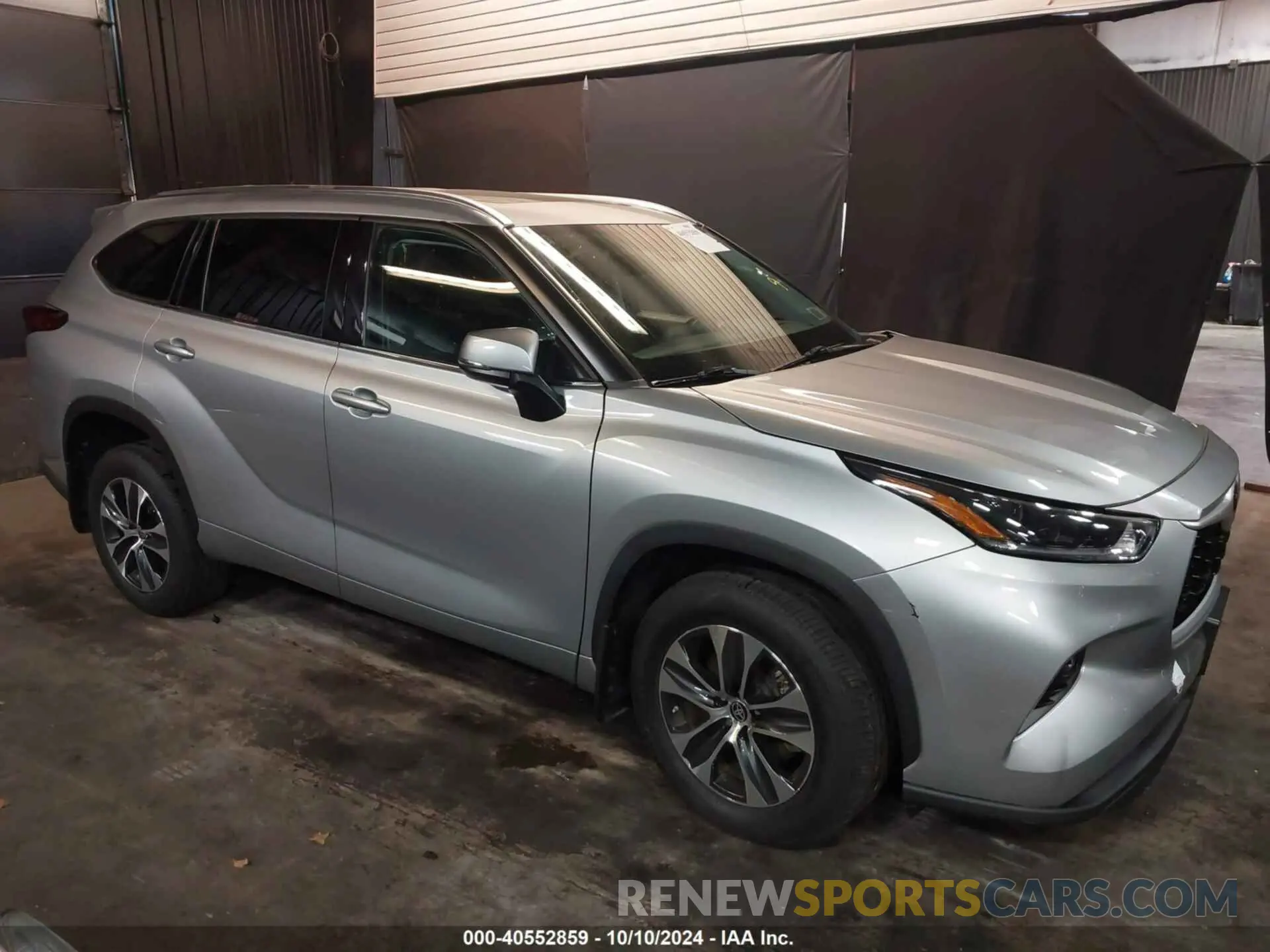 1 Photograph of a damaged car 5TDGZRBH7MS066690 TOYOTA HIGHLANDER 2021