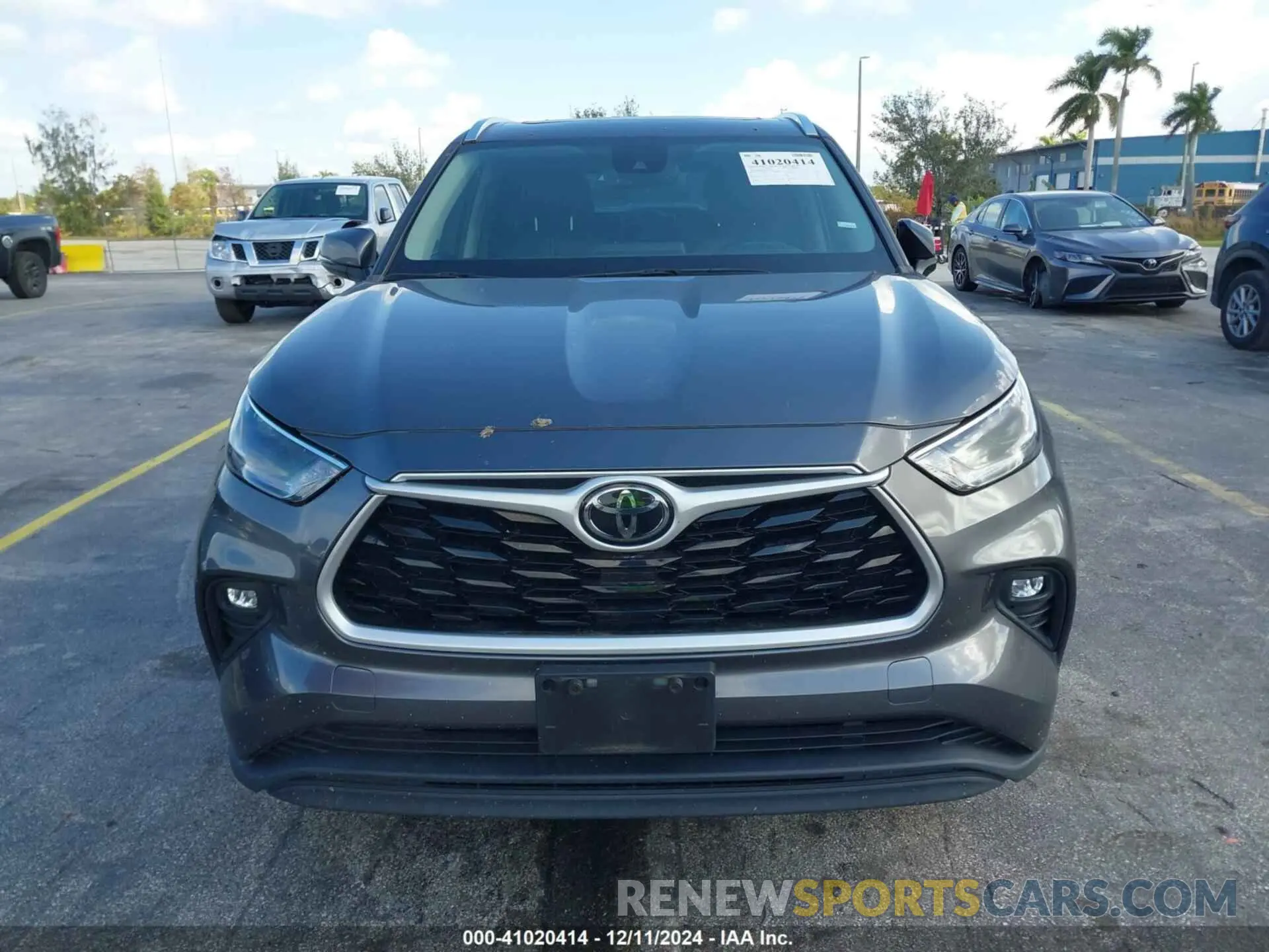 12 Фотография поврежденного автомобиля 5TDGZRBH7MS072022 TOYOTA HIGHLANDER 2021