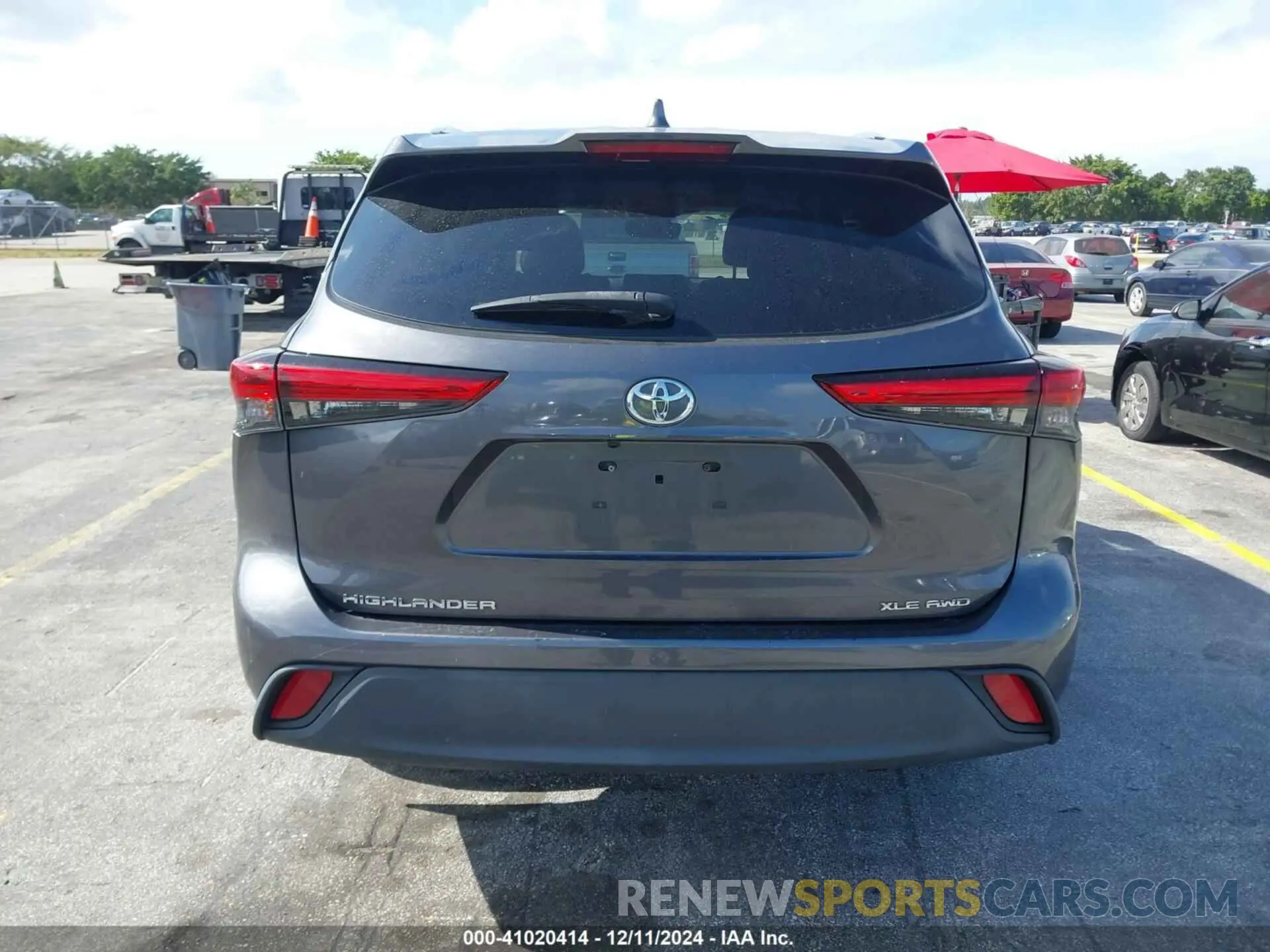 16 Фотография поврежденного автомобиля 5TDGZRBH7MS072022 TOYOTA HIGHLANDER 2021