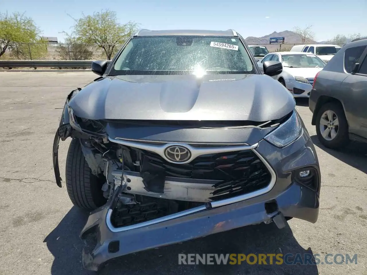 5 Фотография поврежденного автомобиля 5TDGZRBH7MS526480 TOYOTA HIGHLANDER 2021