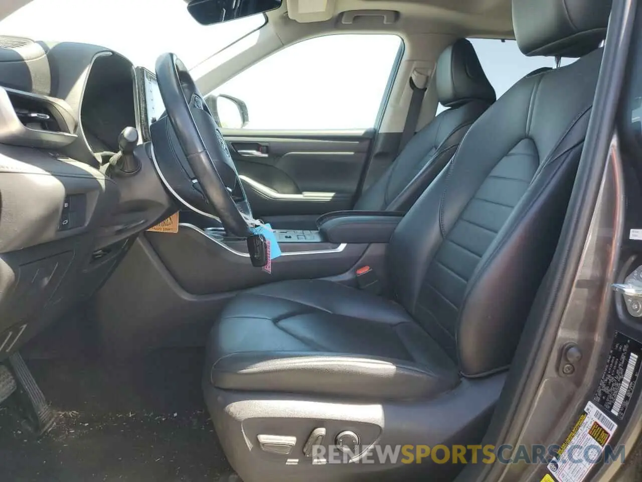 7 Фотография поврежденного автомобиля 5TDGZRBH7MS526480 TOYOTA HIGHLANDER 2021