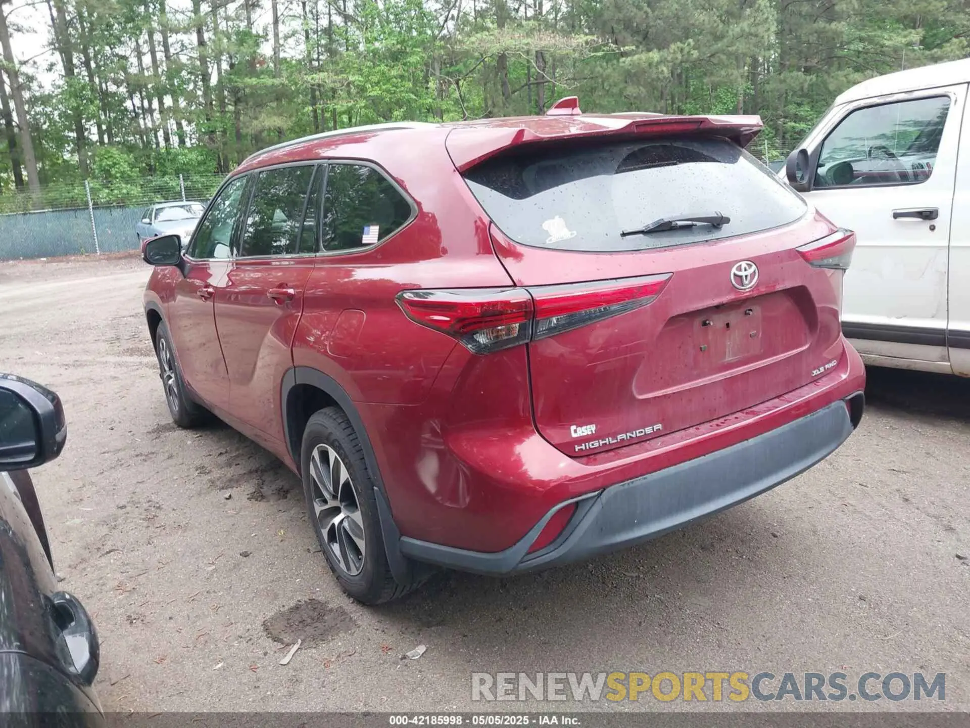 3 Фотография поврежденного автомобиля 5TDGZRBH8MS094515 TOYOTA HIGHLANDER 2021