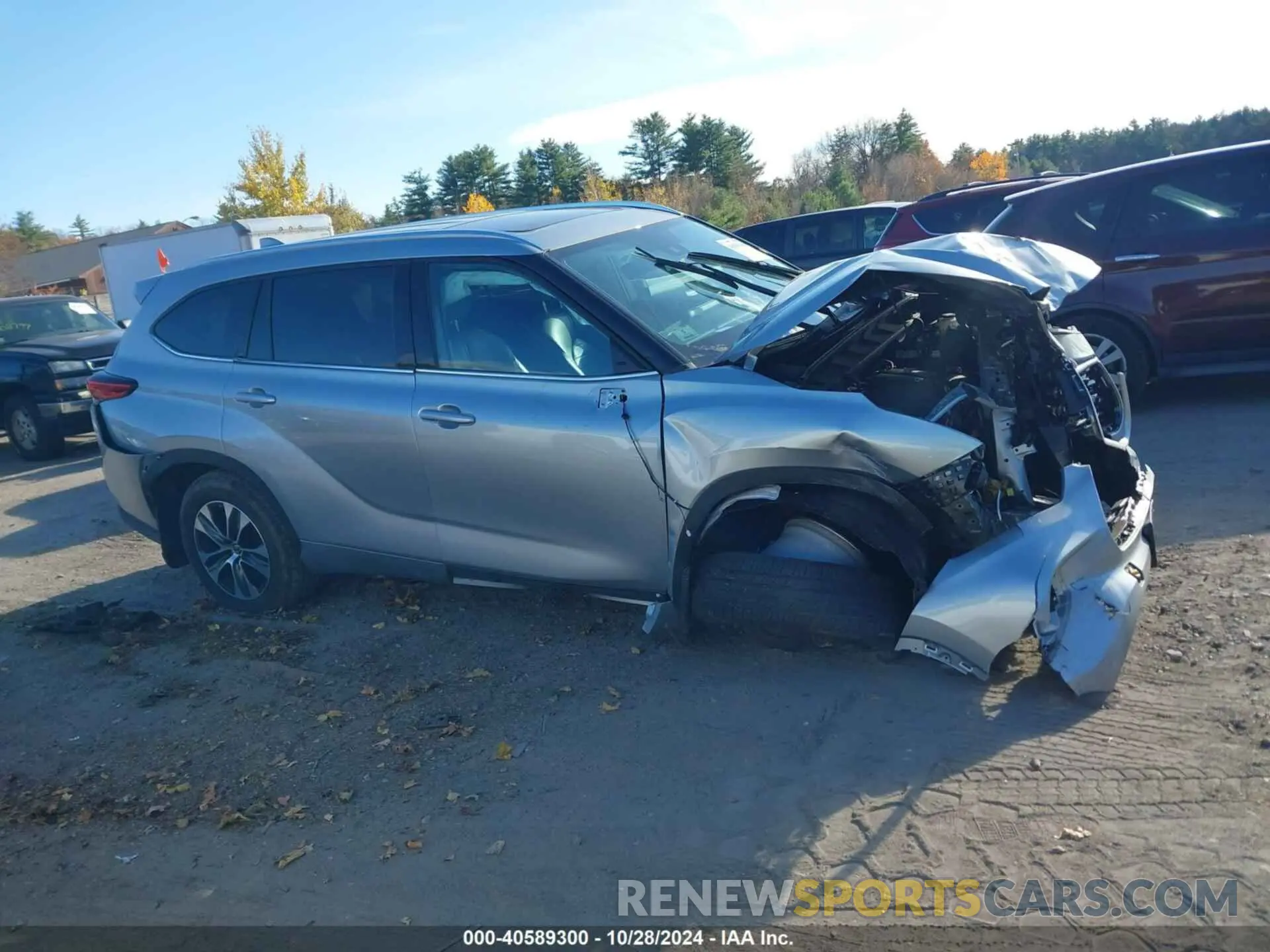 14 Фотография поврежденного автомобиля 5TDGZRBH9MS538775 TOYOTA HIGHLANDER 2021
