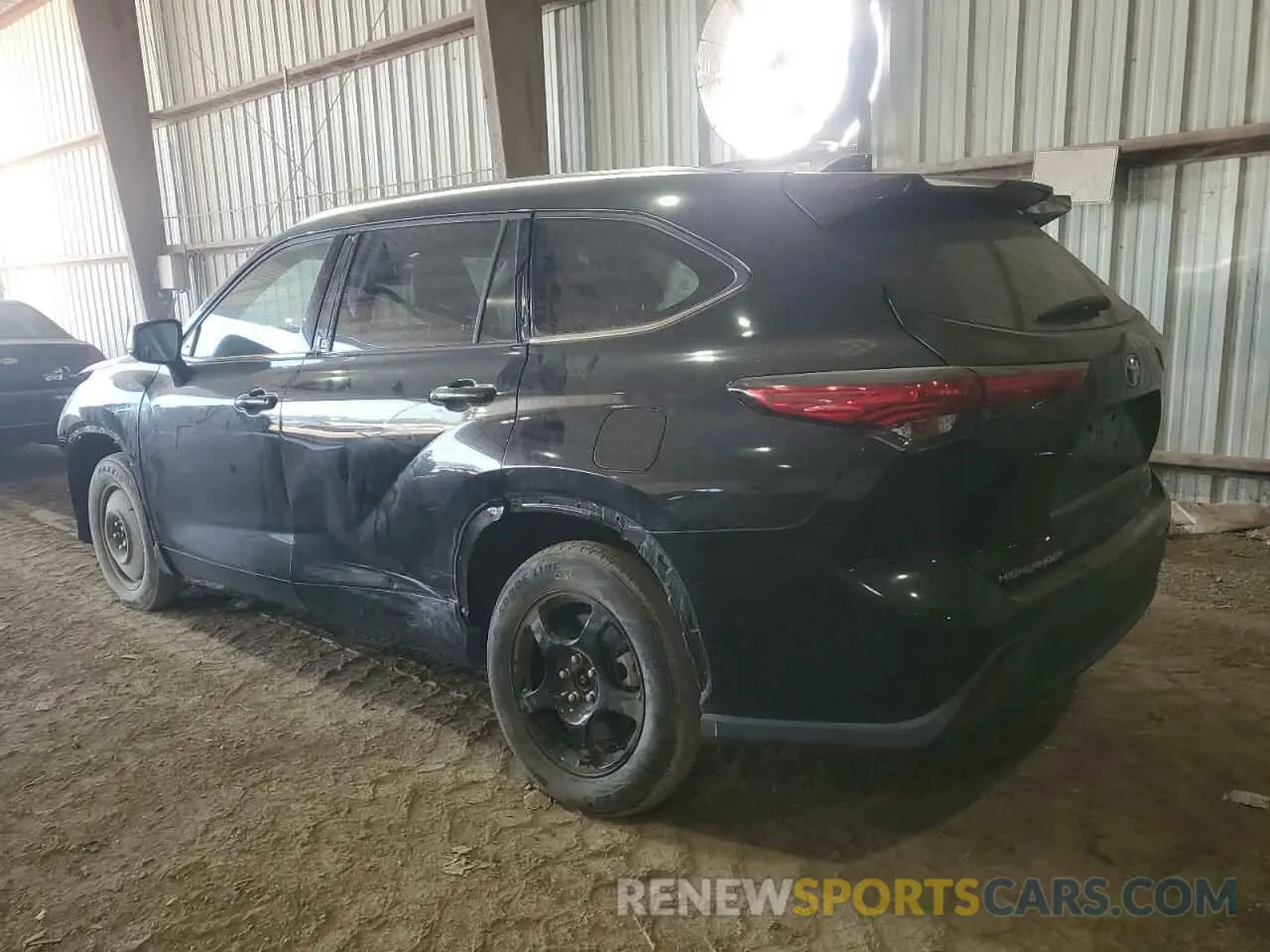 2 Photograph of a damaged car 5TDGZRBH9MS547914 TOYOTA HIGHLANDER 2021