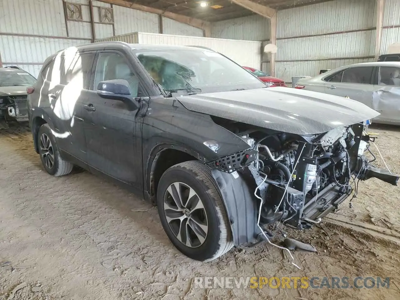 4 Photograph of a damaged car 5TDGZRBH9MS547914 TOYOTA HIGHLANDER 2021