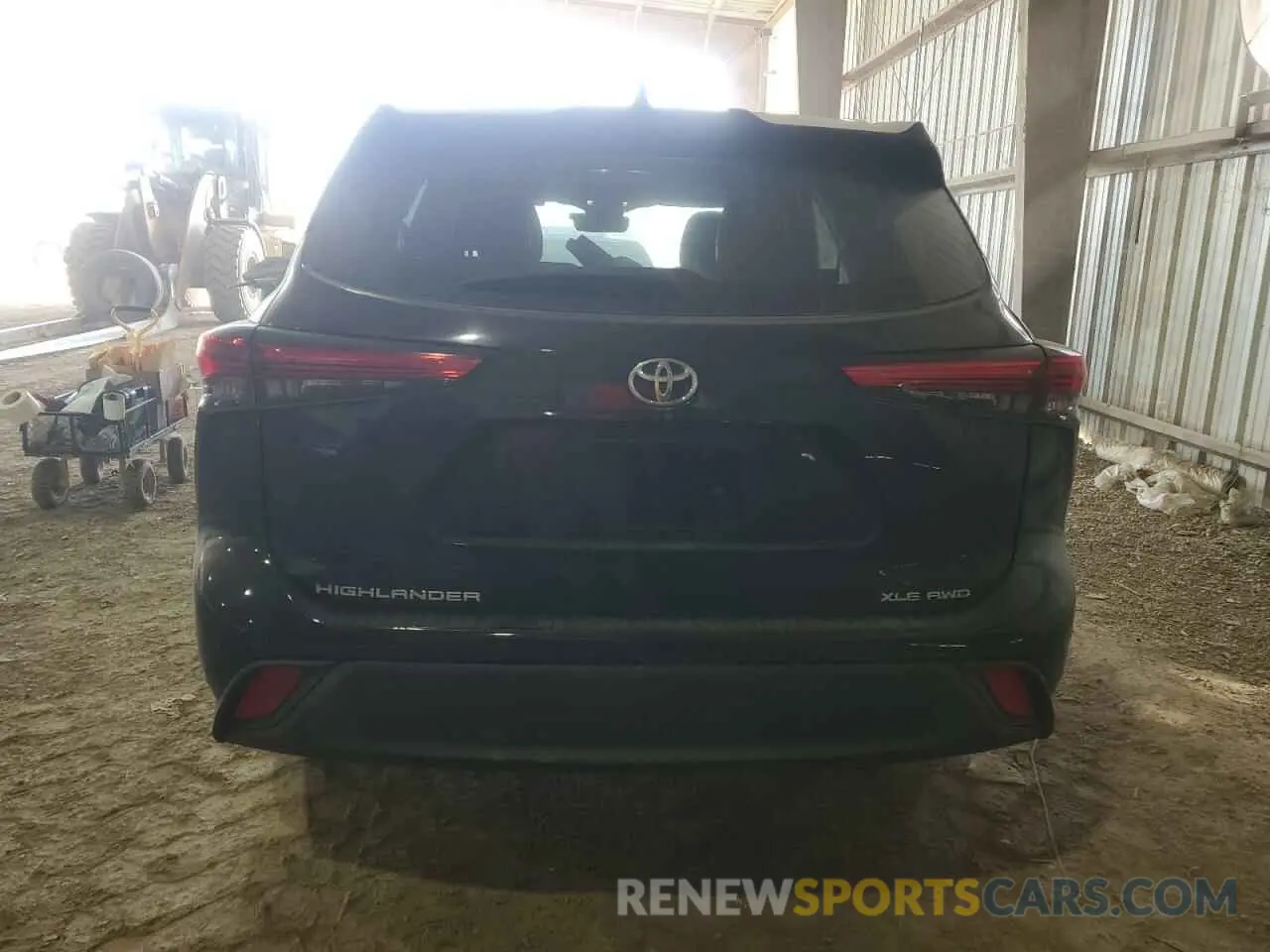 6 Photograph of a damaged car 5TDGZRBH9MS547914 TOYOTA HIGHLANDER 2021