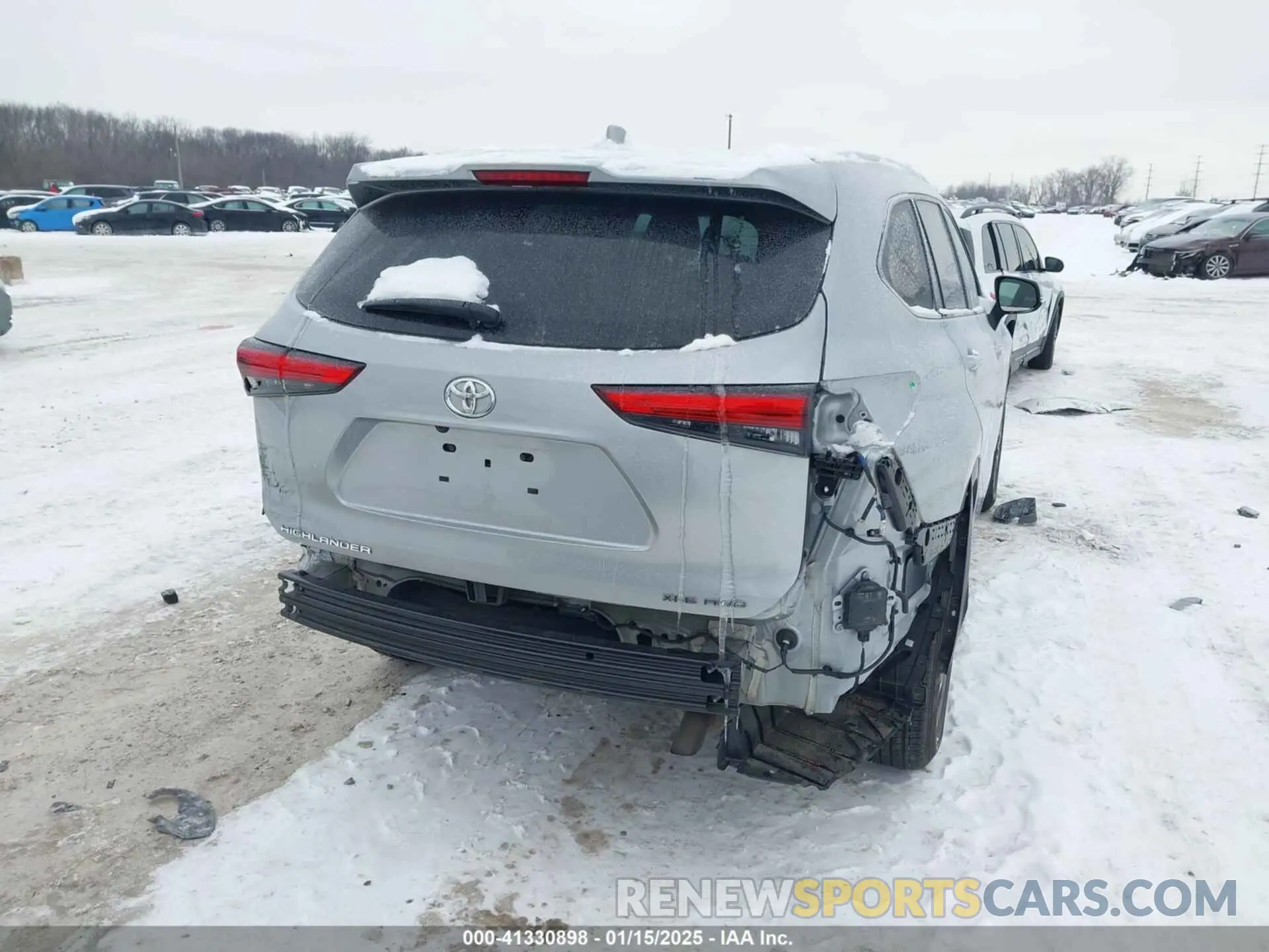 16 Photograph of a damaged car 5TDGZRBHXMS543600 TOYOTA HIGHLANDER 2021