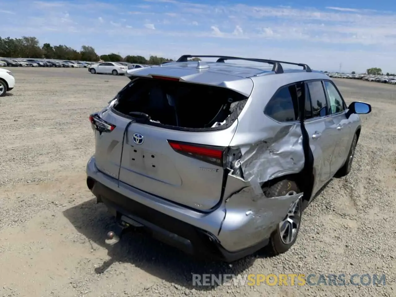 4 Фотография поврежденного автомобиля 5TDHARAH5MS505799 TOYOTA HIGHLANDER 2021