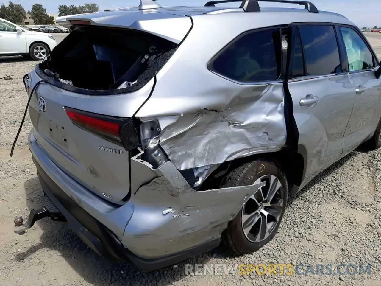 9 Фотография поврежденного автомобиля 5TDHARAH5MS505799 TOYOTA HIGHLANDER 2021