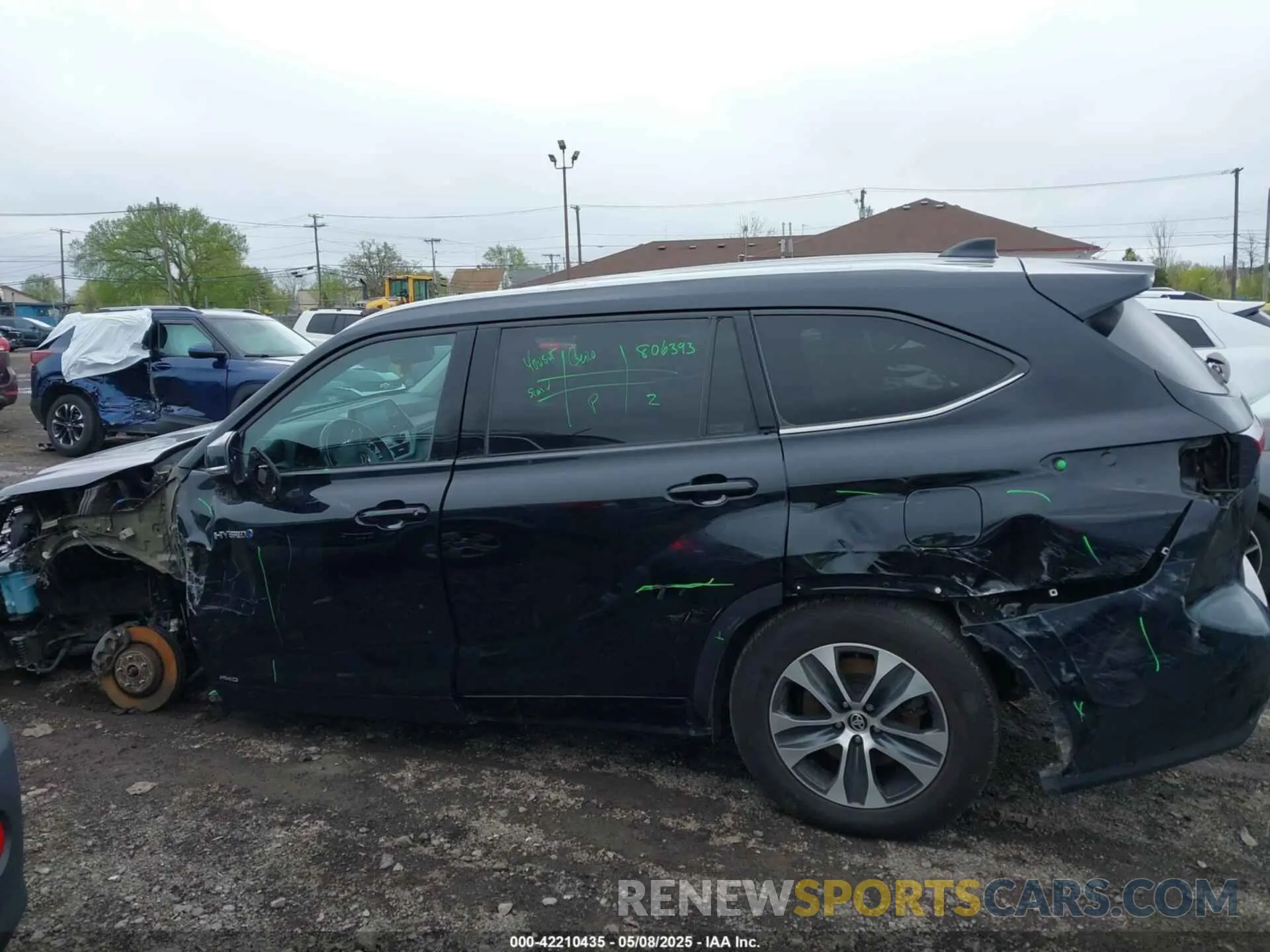 14 Фотография поврежденного автомобиля 5TDHBRCH4MS021228 TOYOTA HIGHLANDER 2021