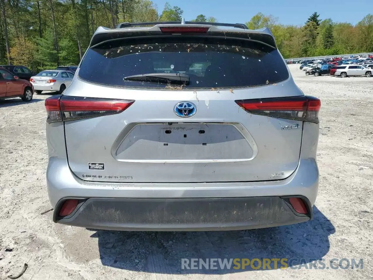 6 Photograph of a damaged car 5TDHBRCH4MS522569 TOYOTA HIGHLANDER 2021