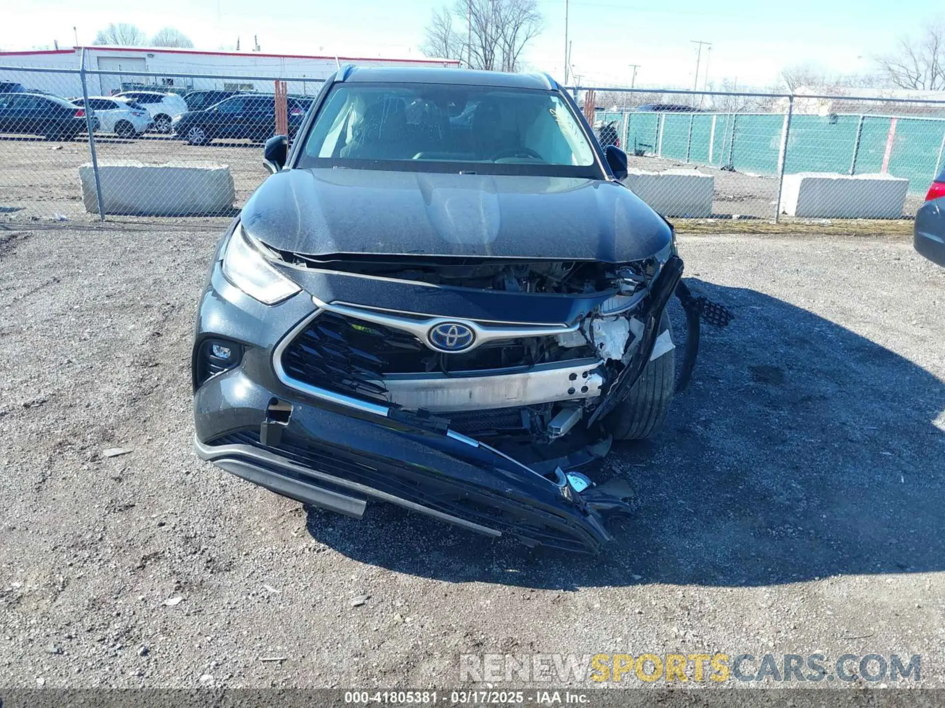 6 Photograph of a damaged car 5TDHBRCH6MS522413 TOYOTA HIGHLANDER 2021