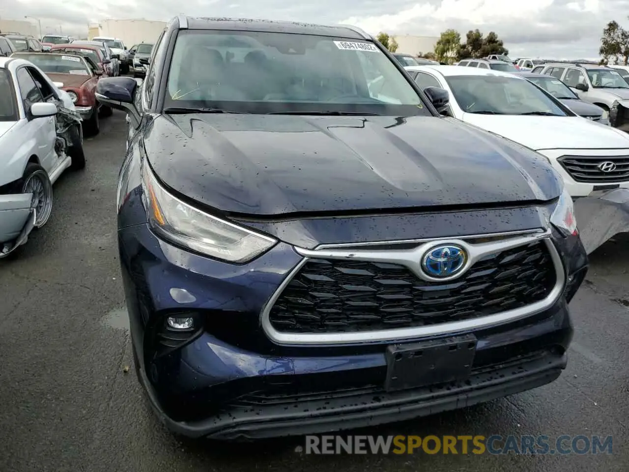 5 Photograph of a damaged car 5TDHBRCH6MS536666 TOYOTA HIGHLANDER 2021