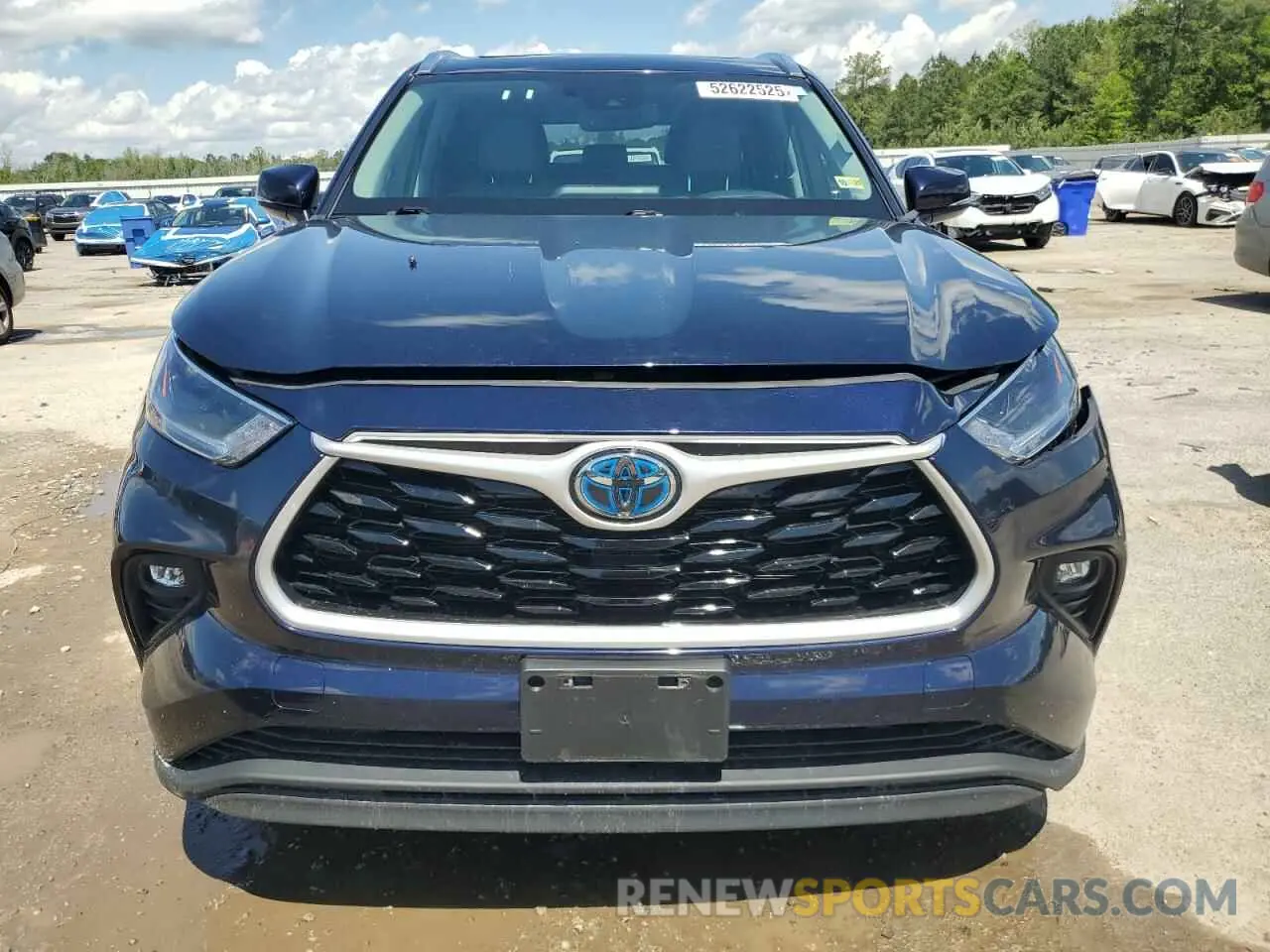 5 Photograph of a damaged car 5TDHBRCH9MS534331 TOYOTA HIGHLANDER 2021