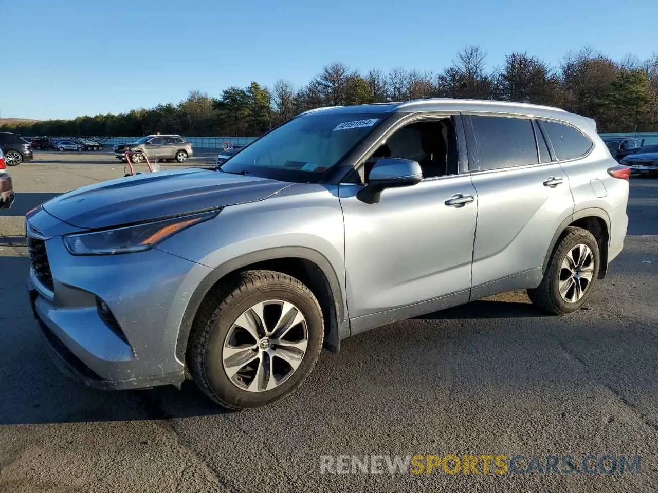 1 Photograph of a damaged car 5TDHZRBH0MS122456 TOYOTA HIGHLANDER 2021