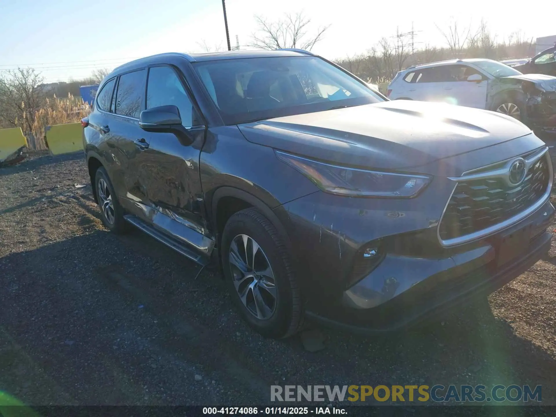 1 Фотография поврежденного автомобиля 5TDHZRBH1MS150363 TOYOTA HIGHLANDER 2021
