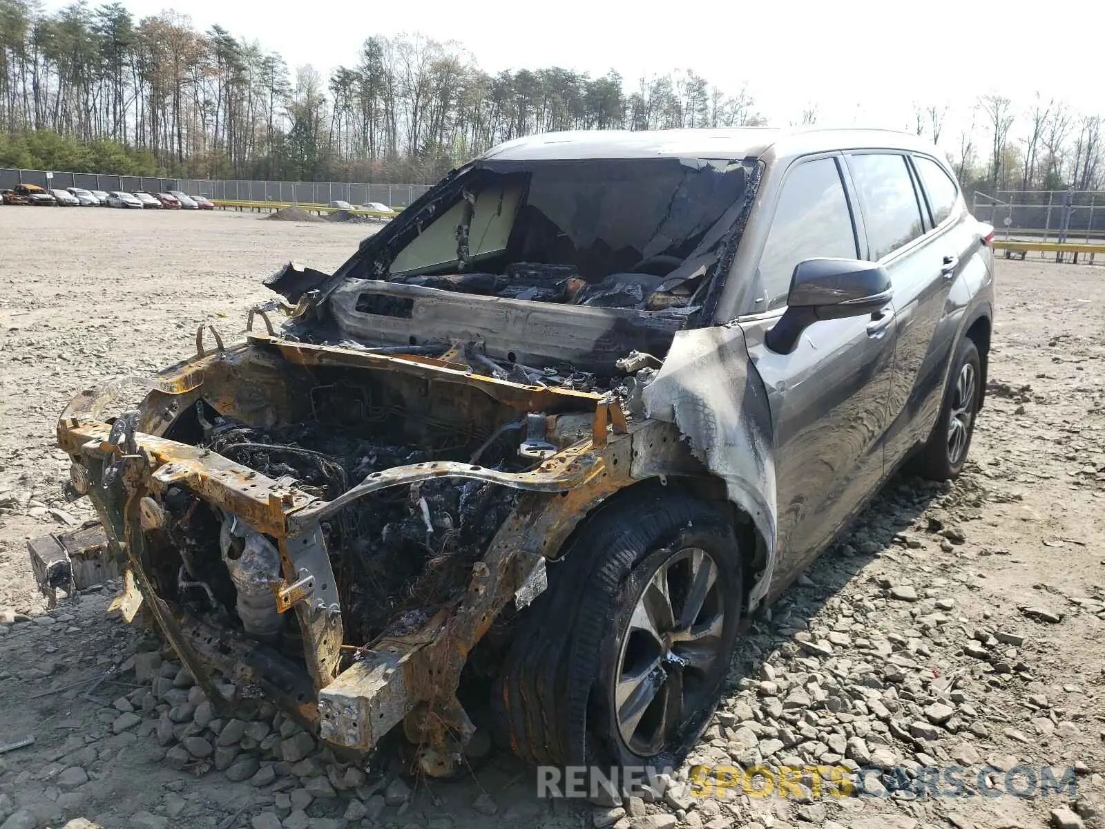2 Photograph of a damaged car 5TDHZRBH2MS072258 TOYOTA HIGHLANDER 2021