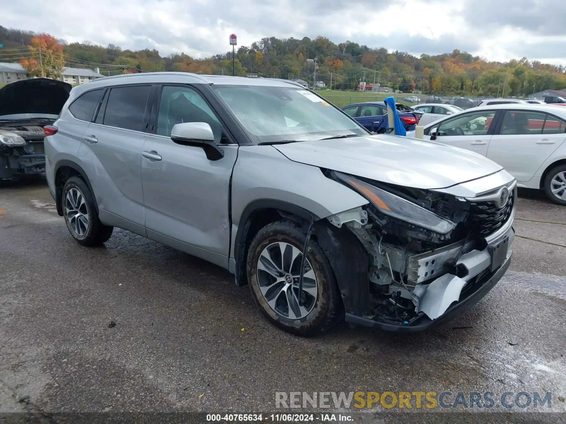 1 Фотография поврежденного автомобиля 5TDHZRBH2MS535768 TOYOTA HIGHLANDER 2021