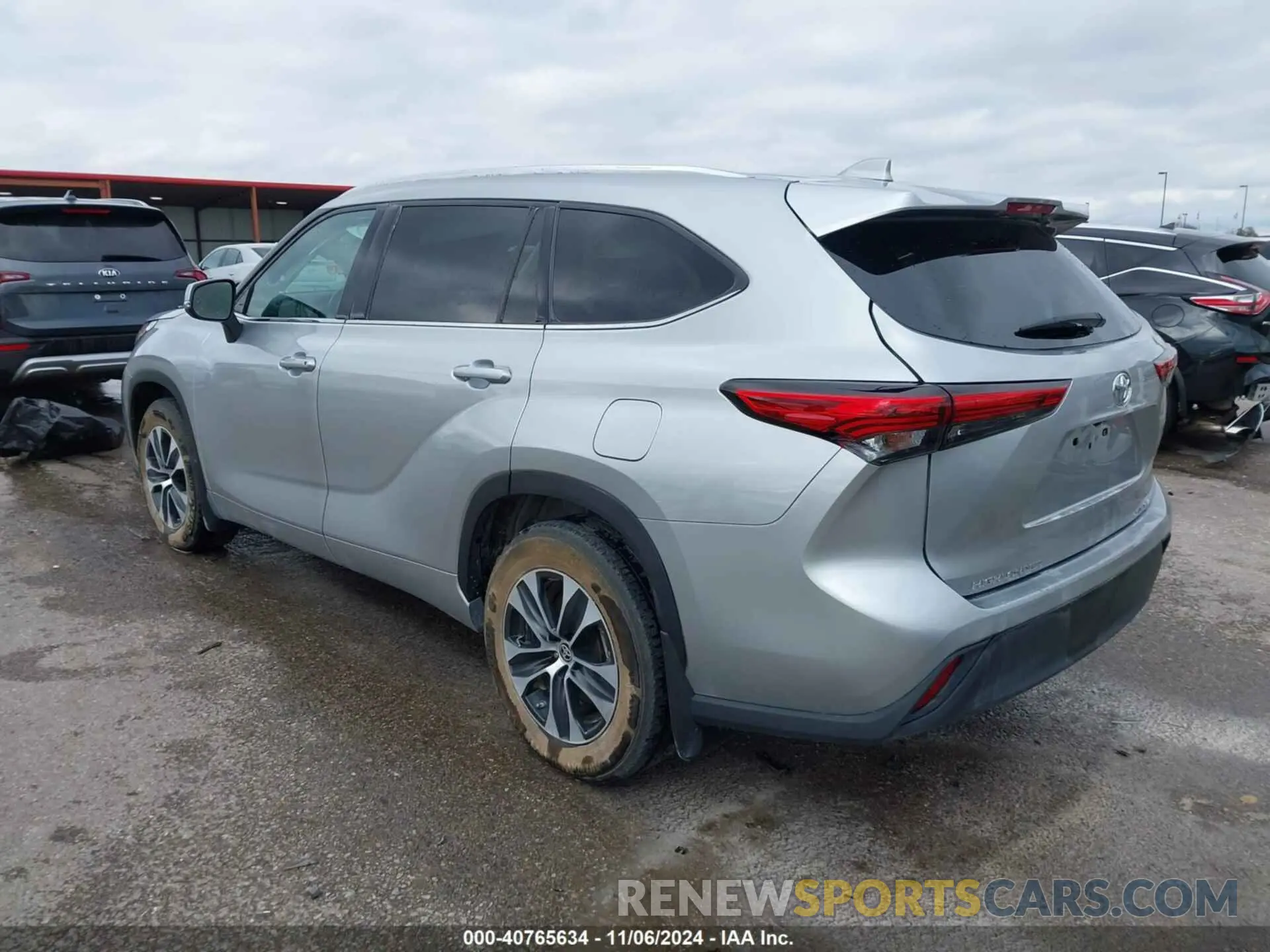 3 Фотография поврежденного автомобиля 5TDHZRBH2MS535768 TOYOTA HIGHLANDER 2021